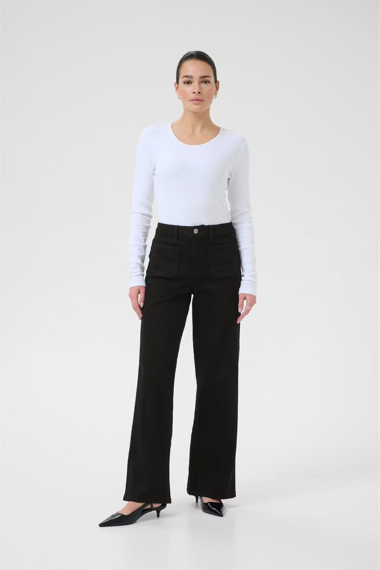 Brook High-Rise Wide Leg Jeans
