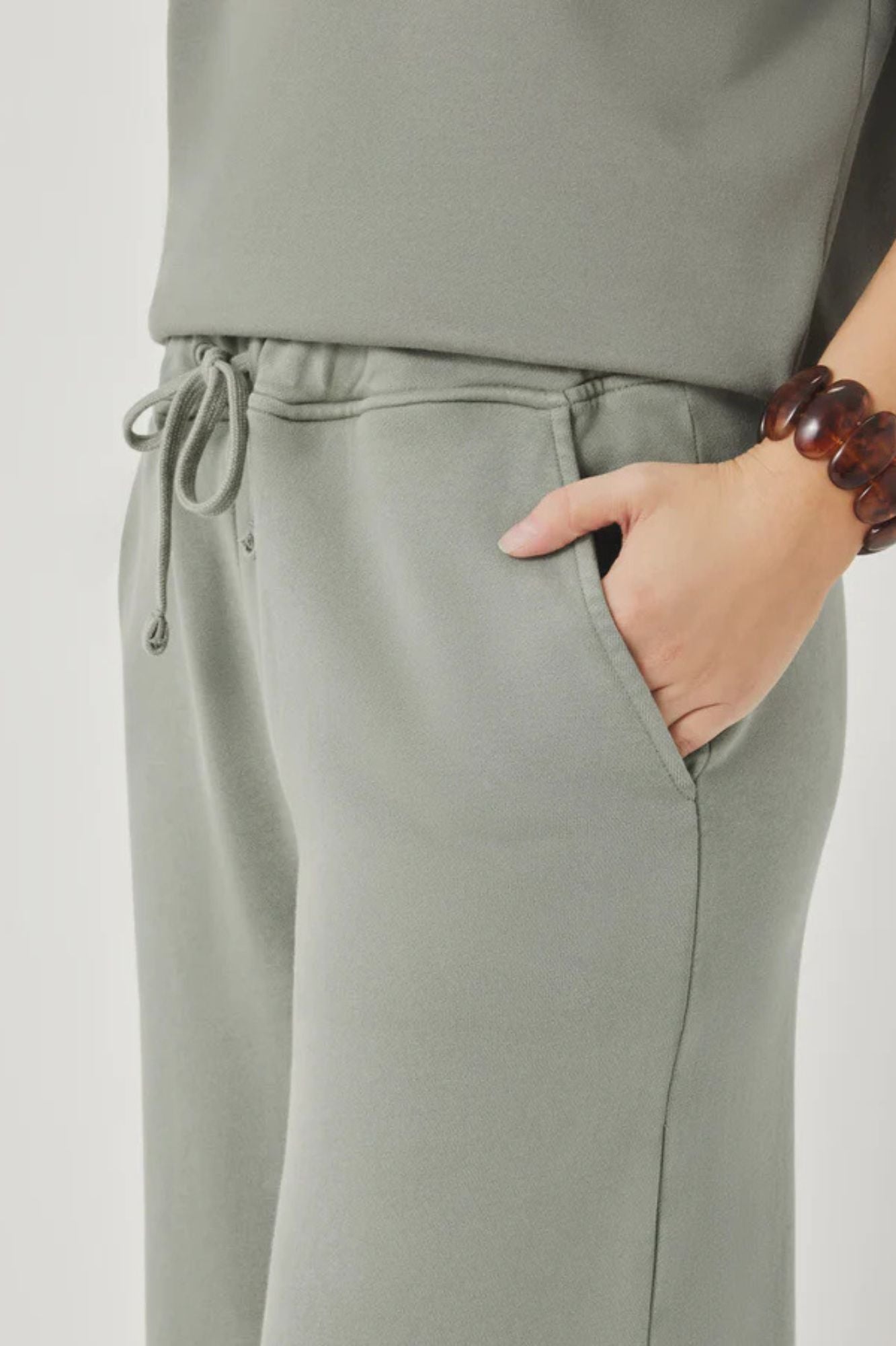 Greta Terry Crop Pant