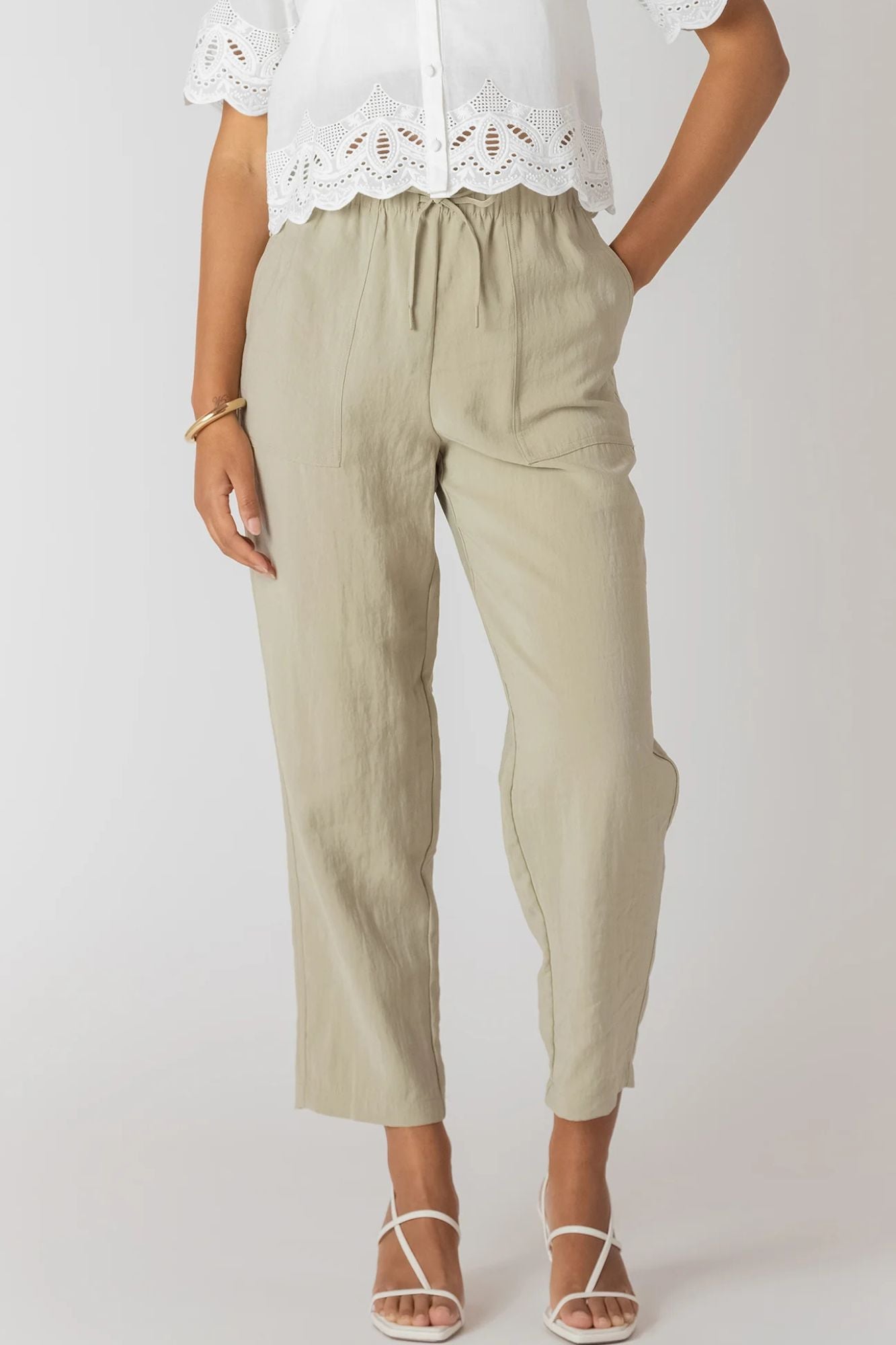 Straight Leg Casual Pant