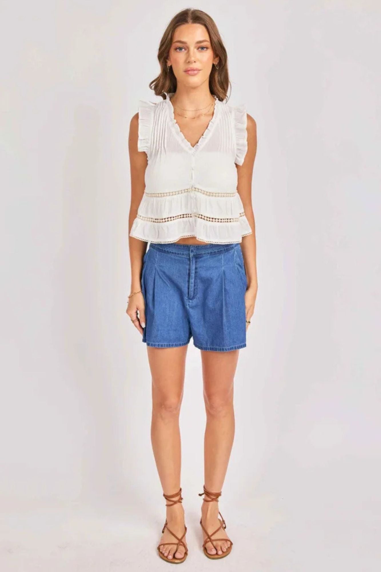 Rosabelle Ruffle Top