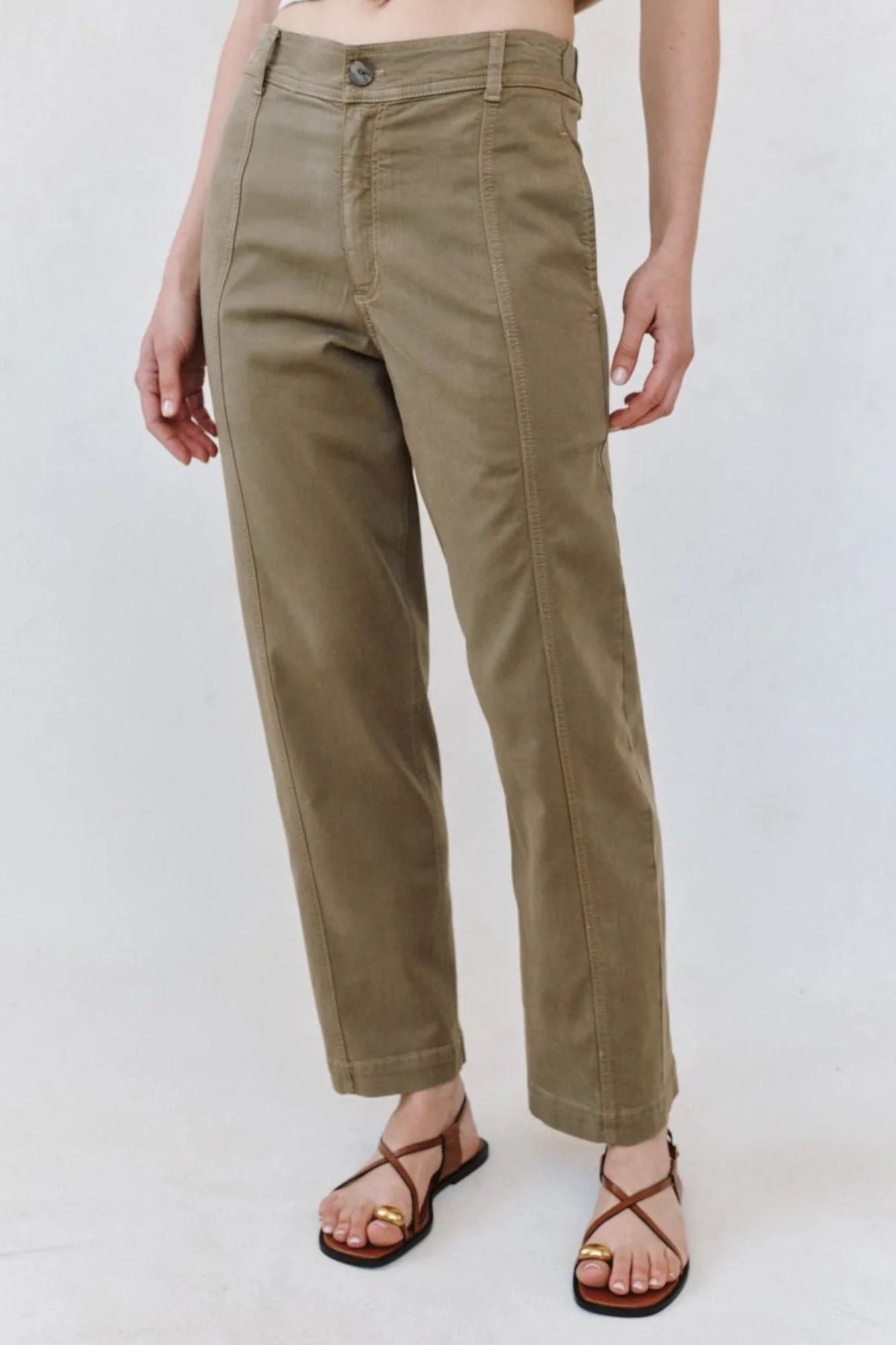 Seamed Soft Barrel Pant