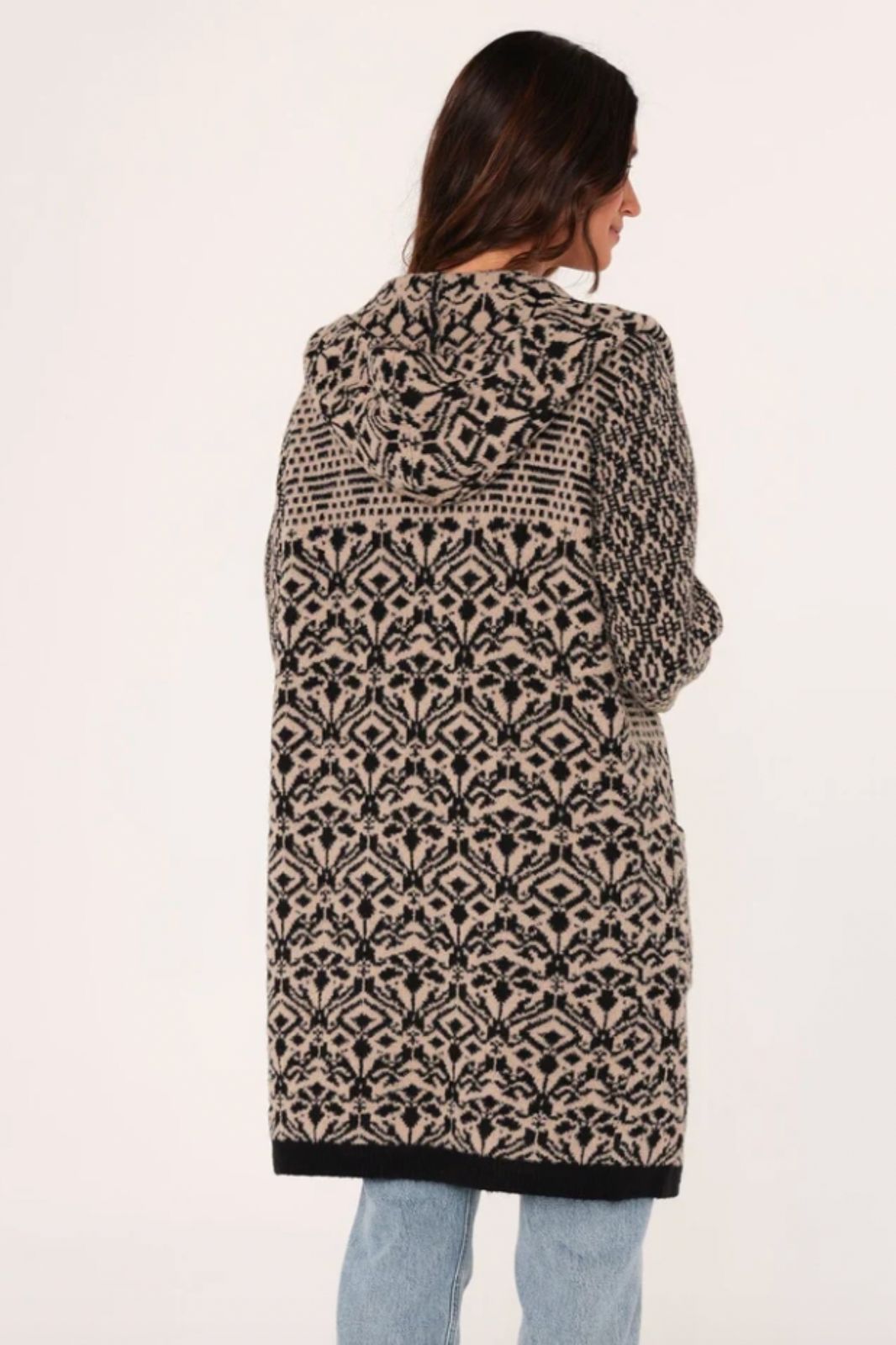 PatchWork Jacquard Coatigan