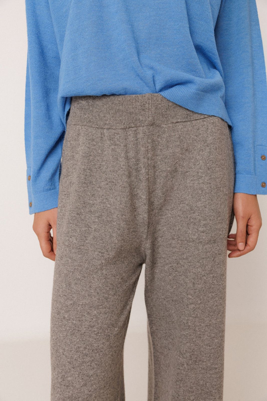 Crop Pants with Cashmere