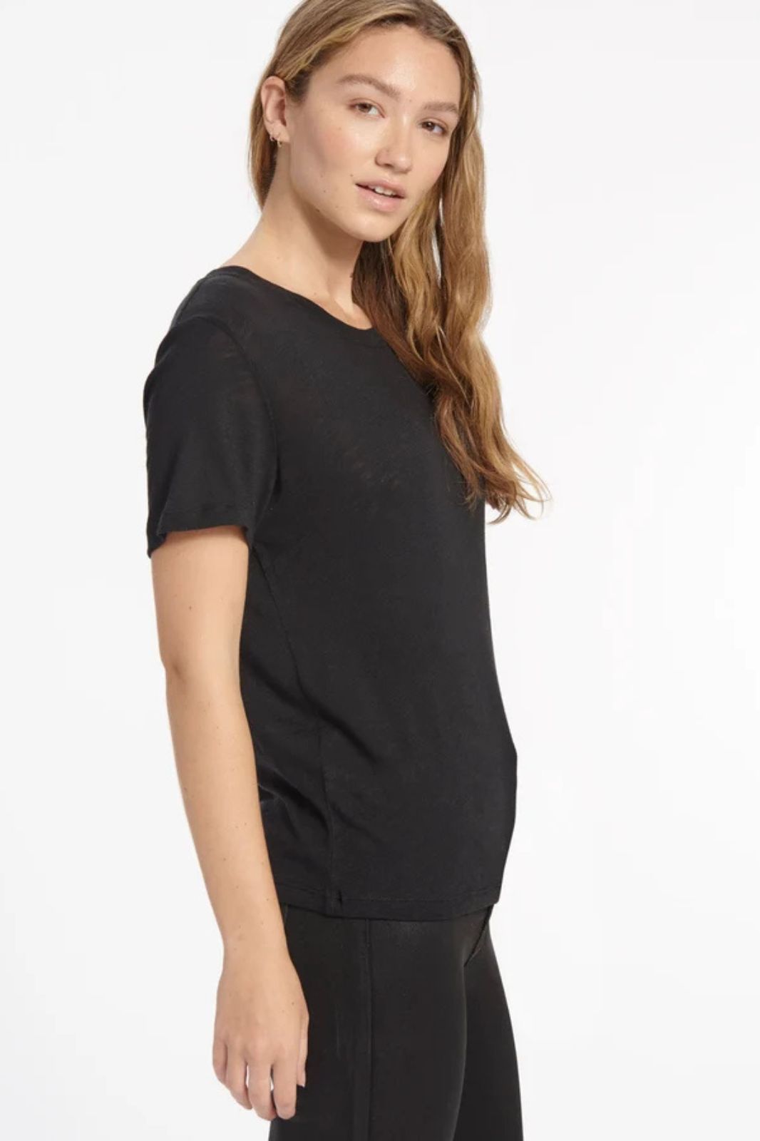 Zoe Slub Crew Neck Tee