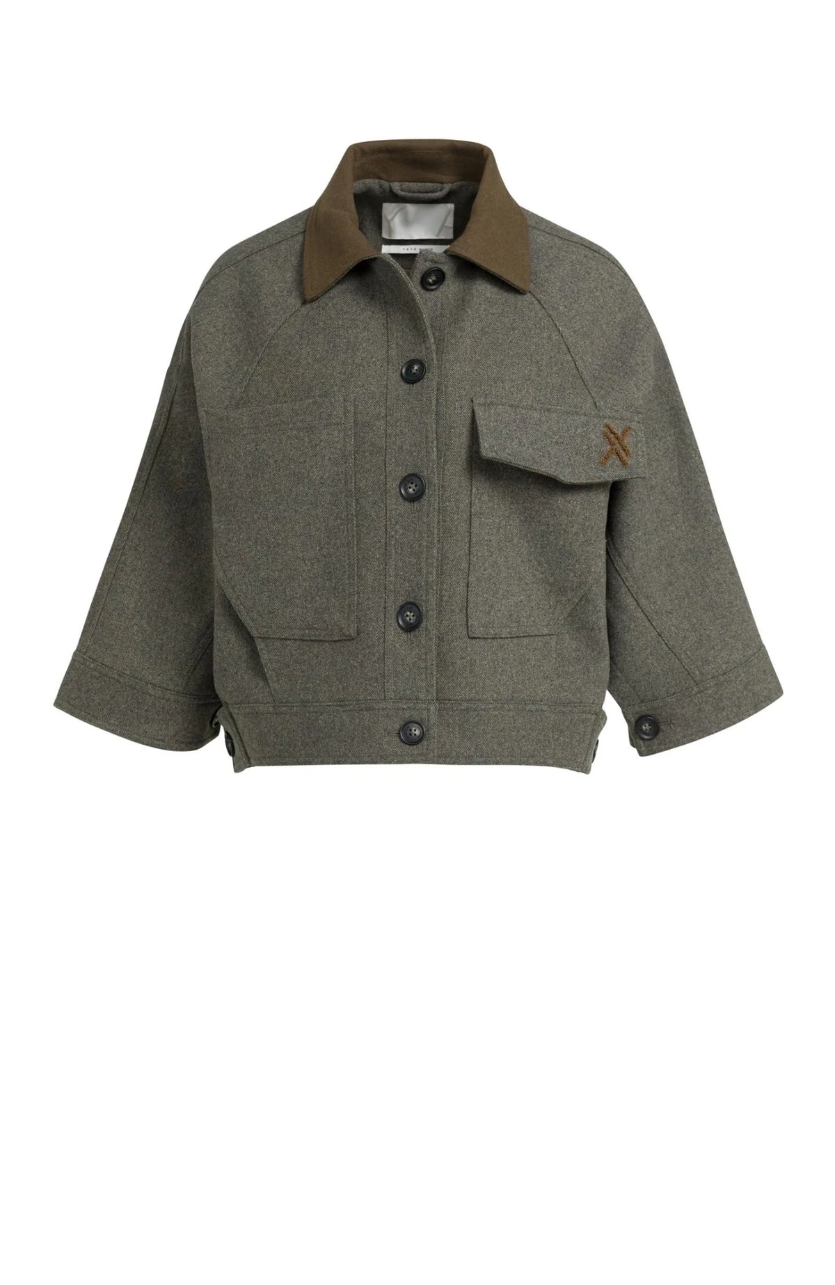 Oversized Wool Mix Jacket