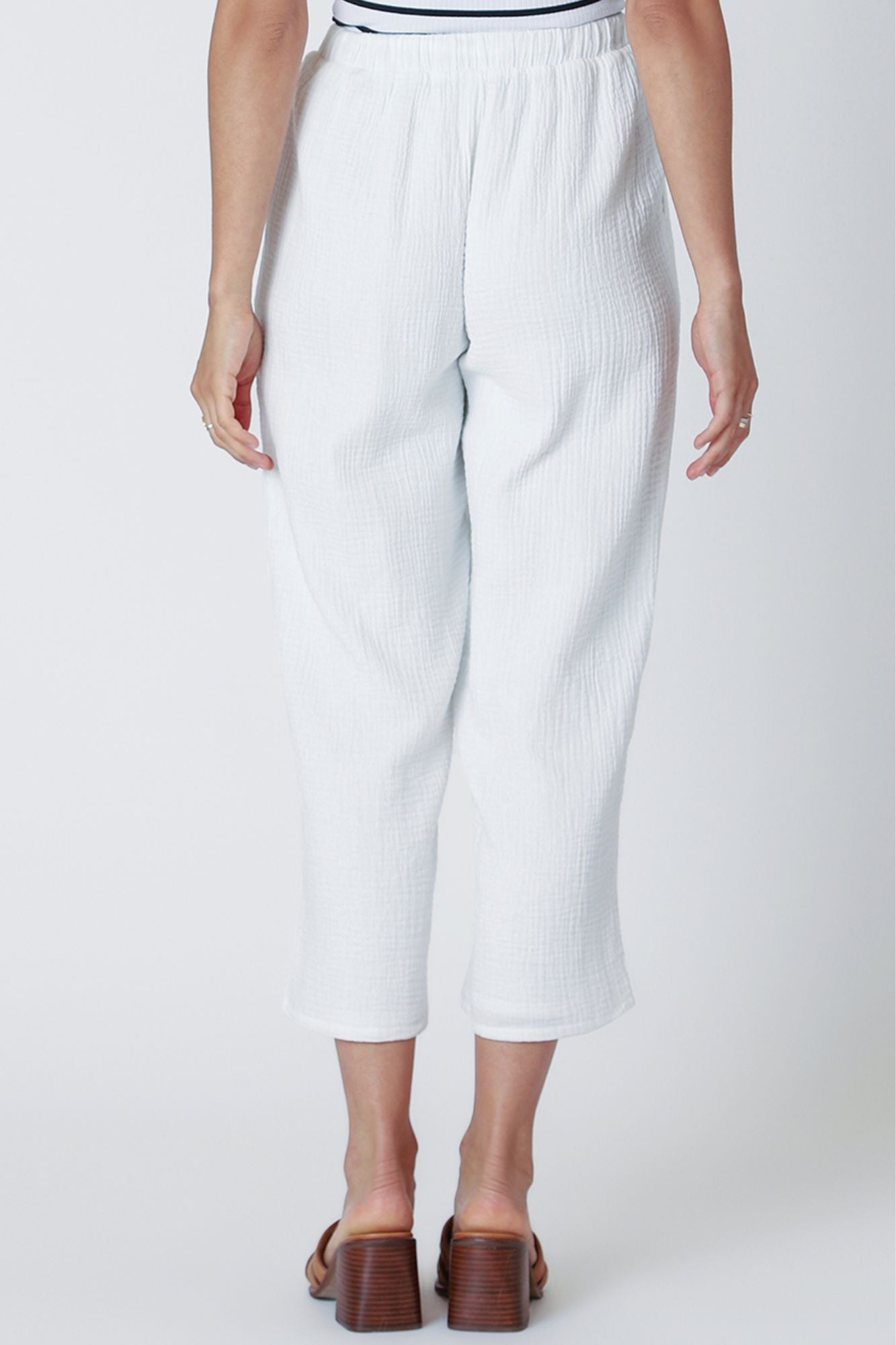 Pull On Textured Pant