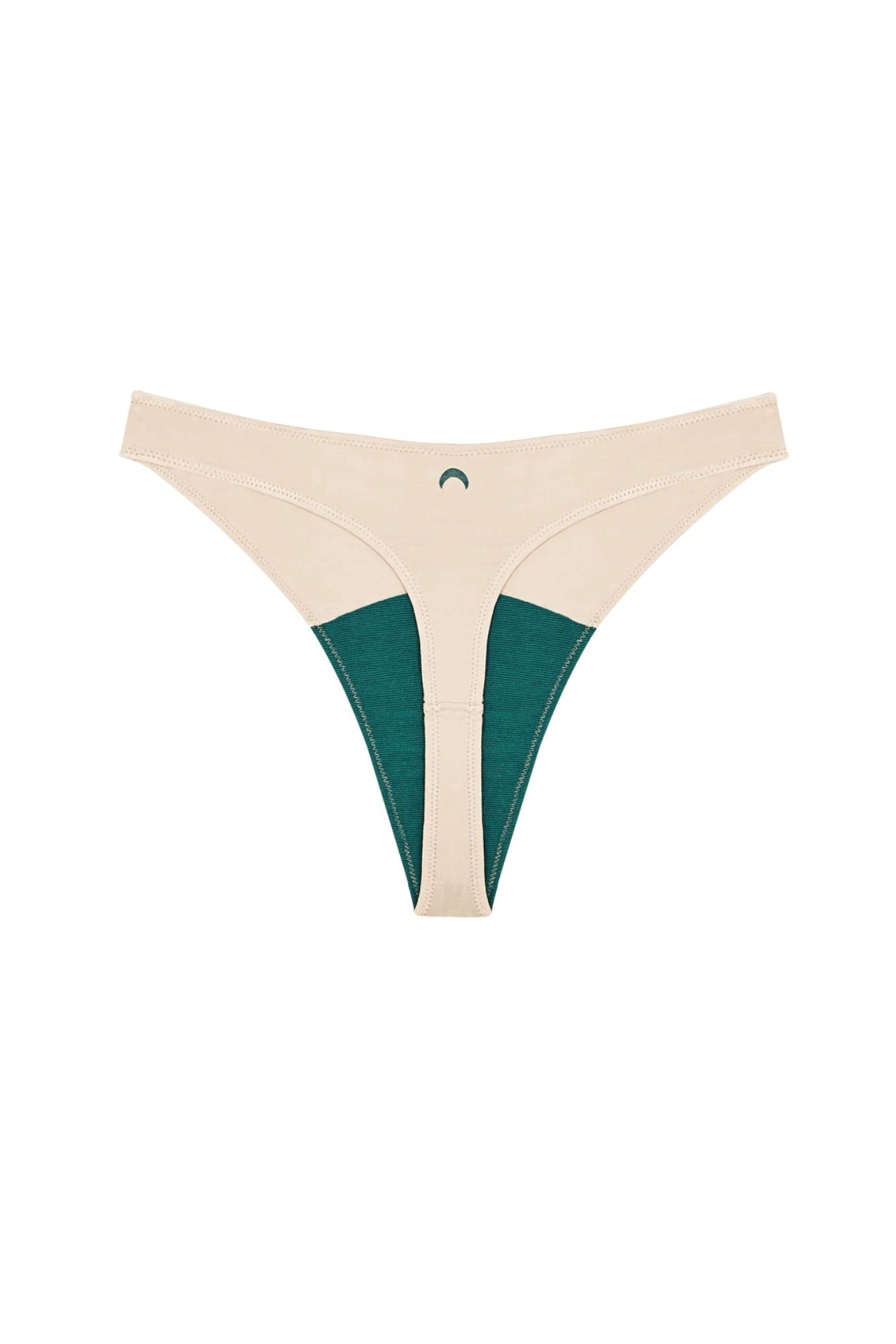 High Rise Thong Mineral Undies | Beige
