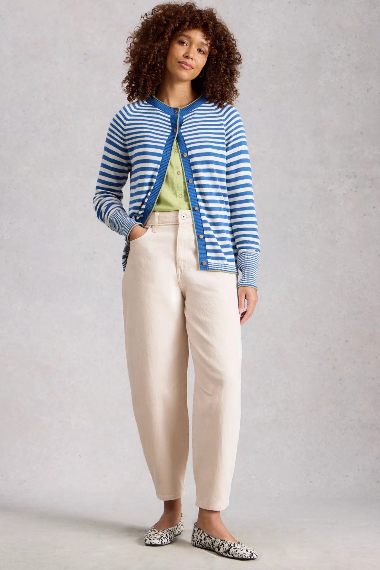 Aubrey Barrel Leg Jean