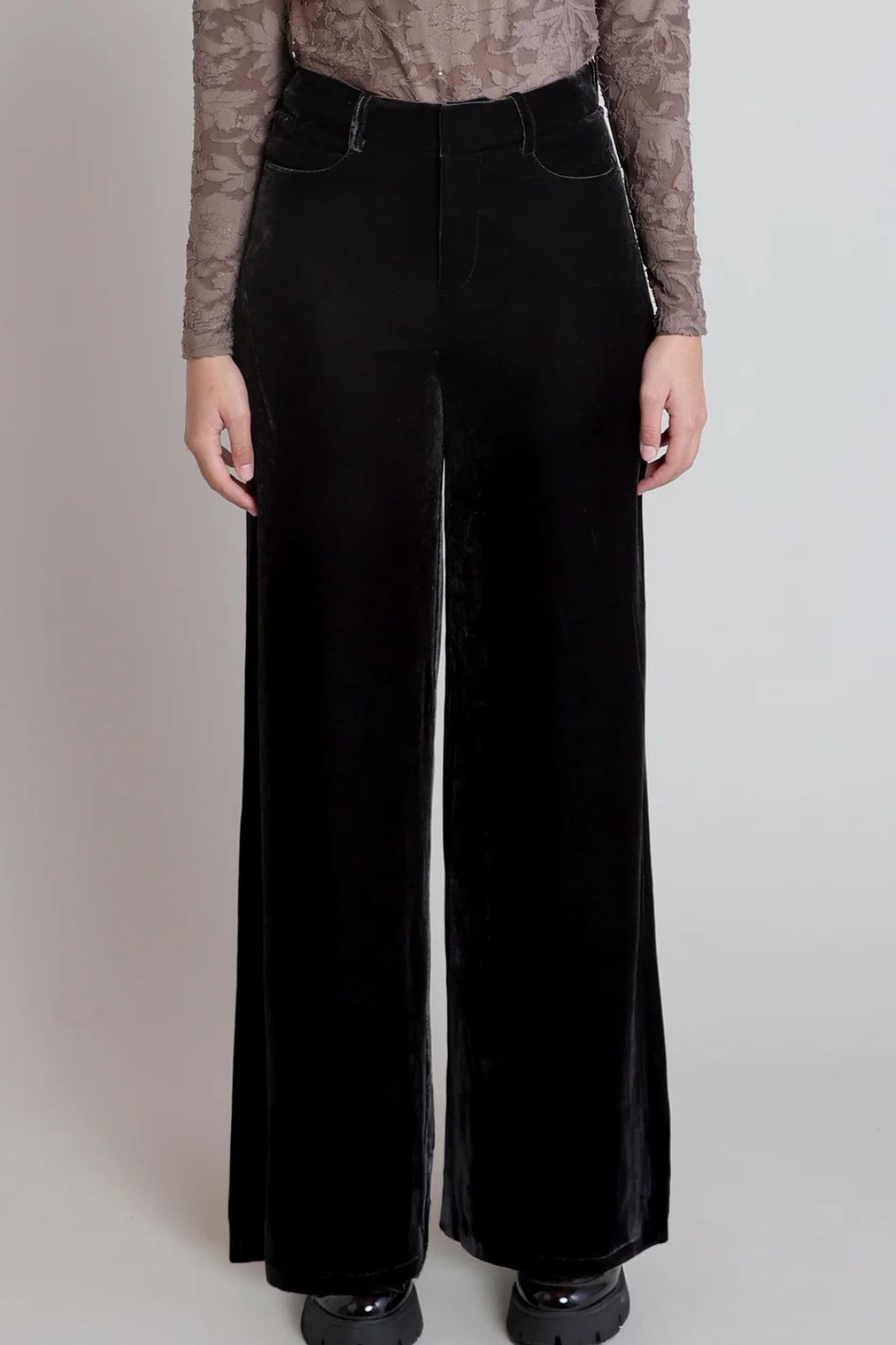 Velvet Wide Leg Pant