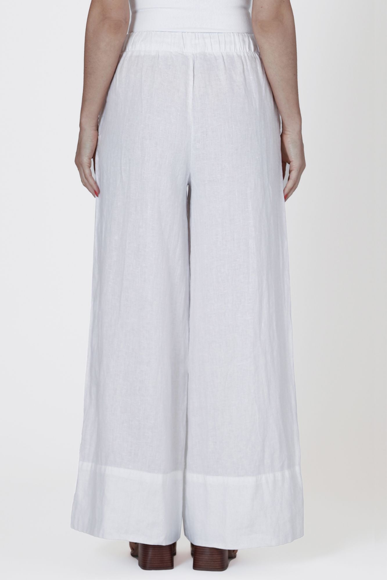 Wide Cuff Palazzo Pants