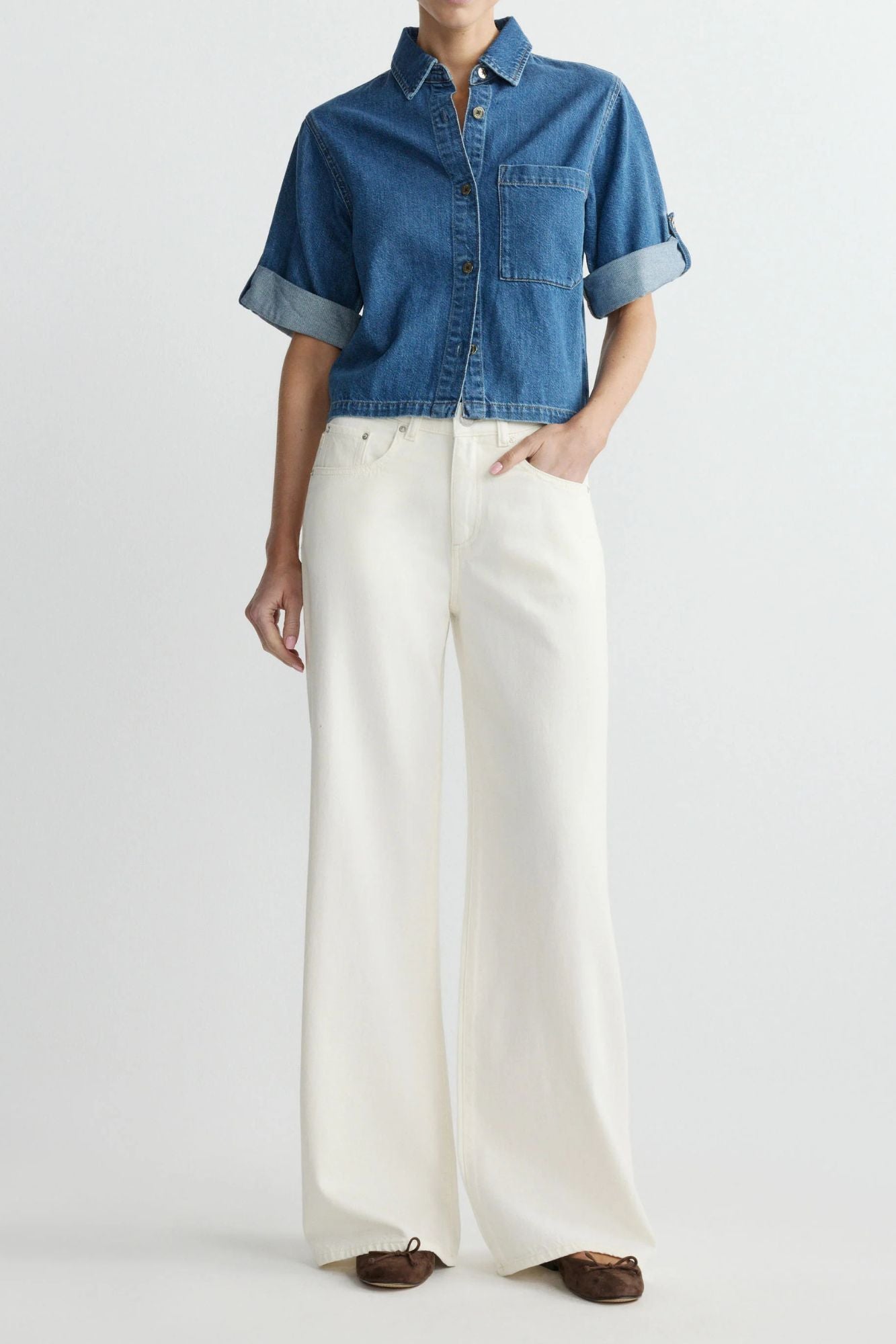 Montauk Shirt Cuffed Sleeve