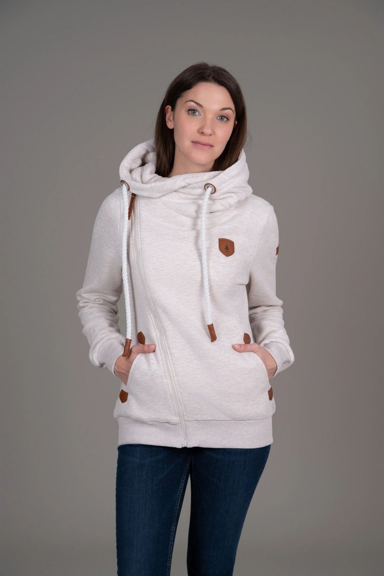 Athena Asymmetric Zip Hoodie