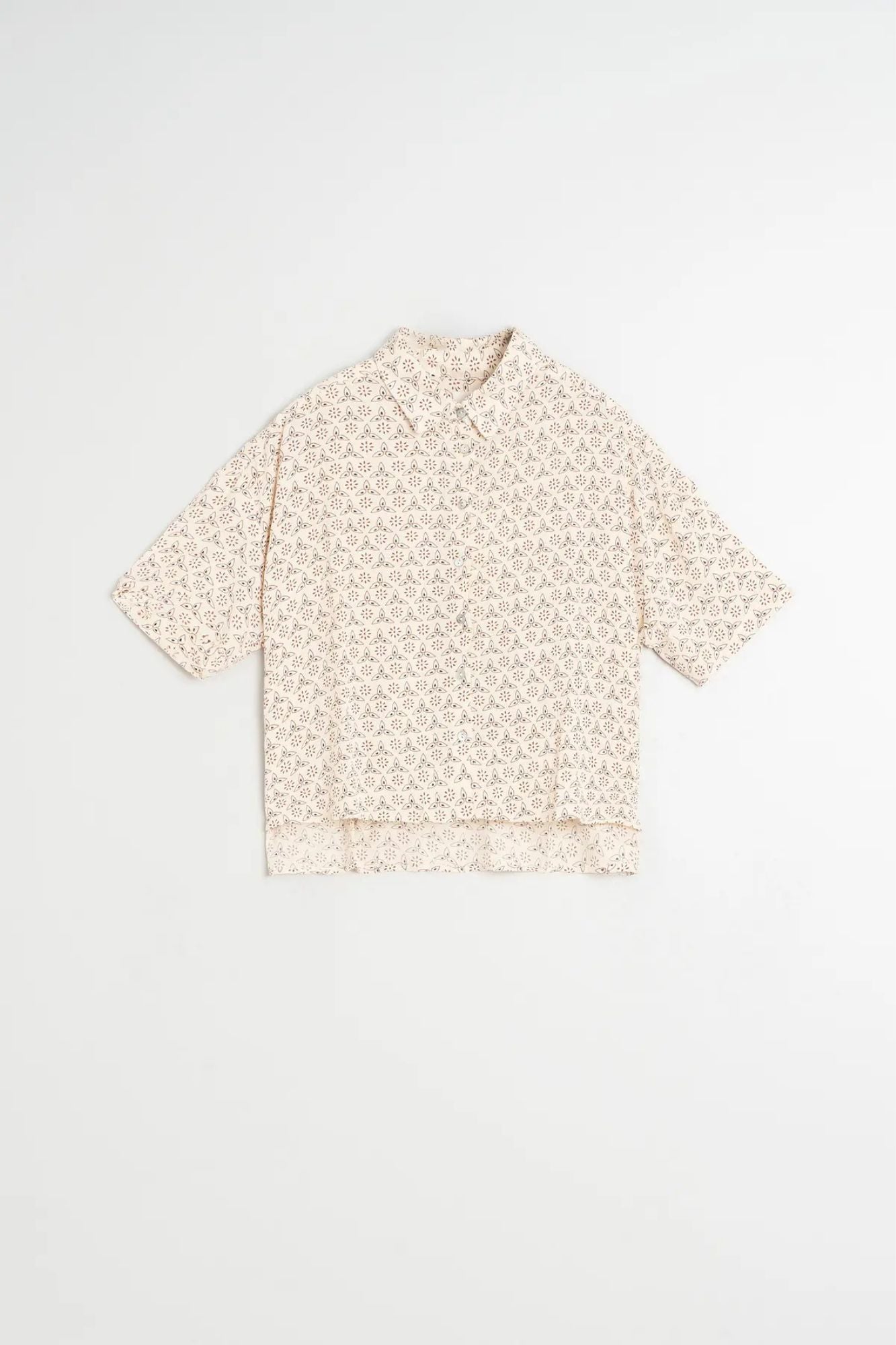 Oversize Block Print Shirt