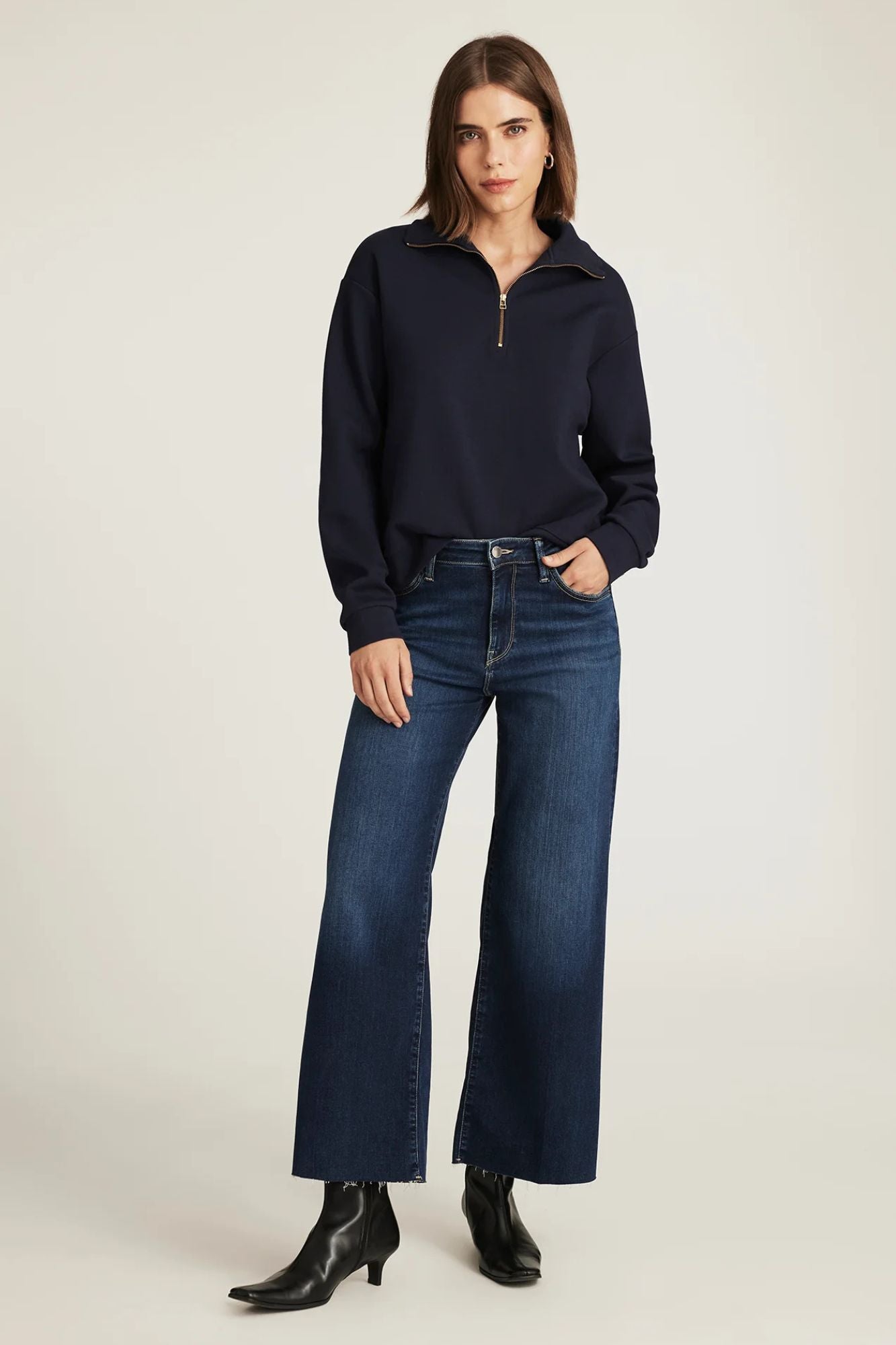 Half Zip Sweatshirt