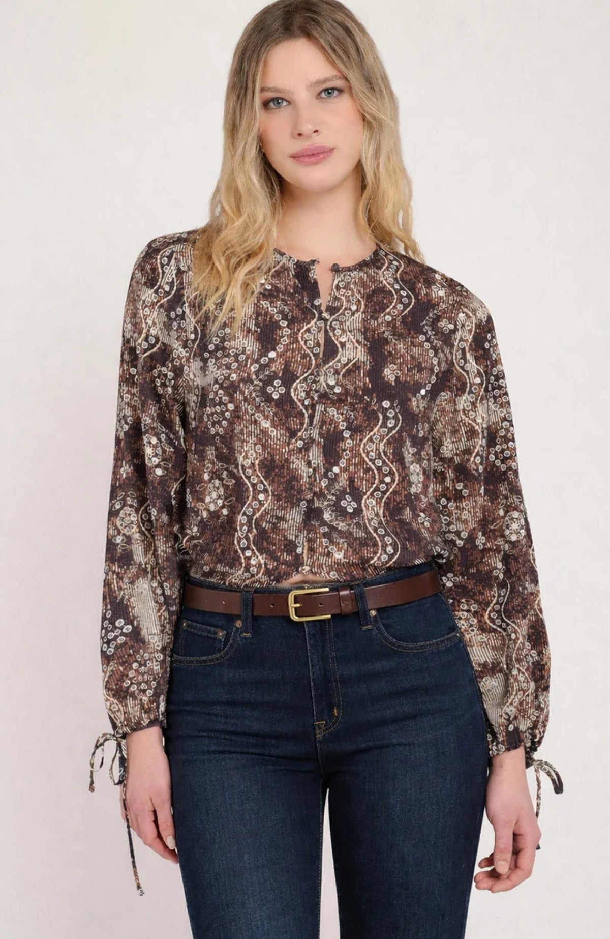 Snake Print Blouse