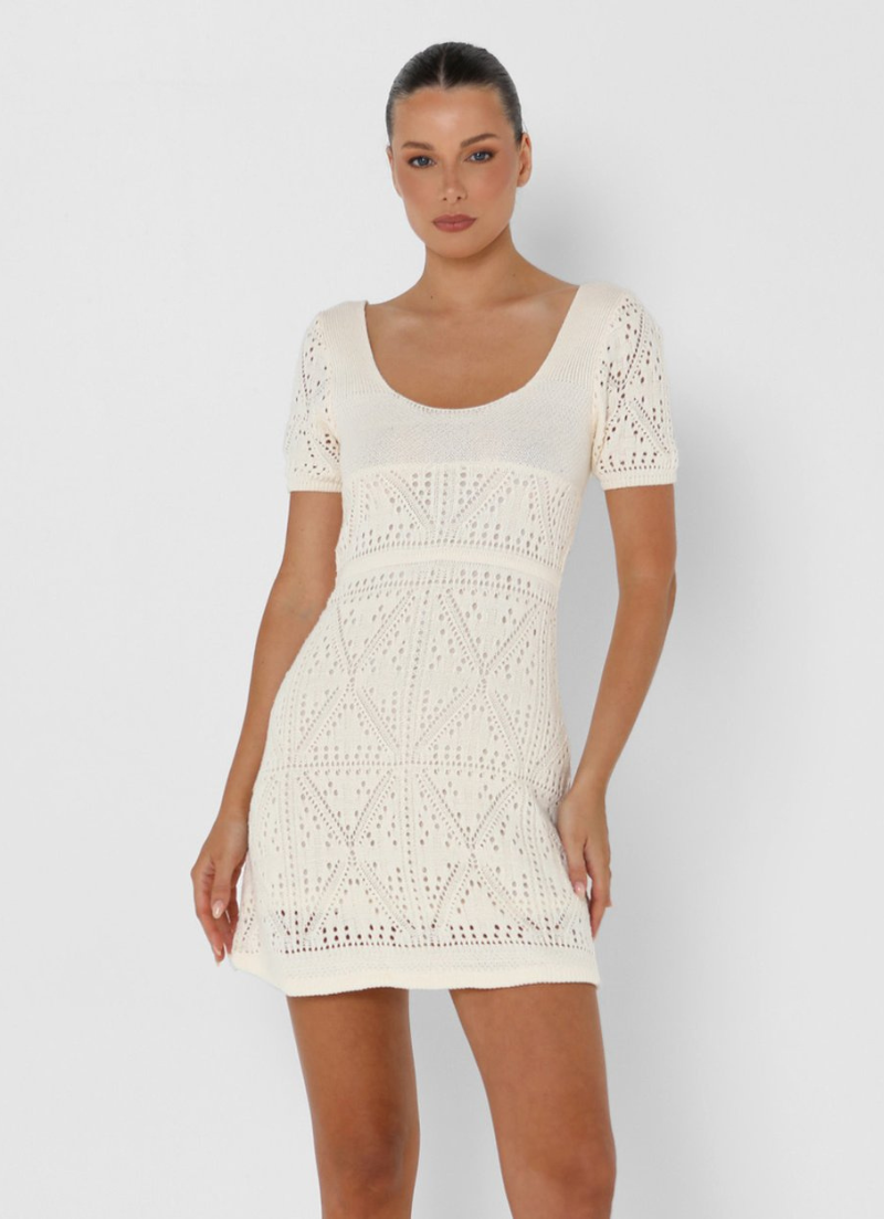 Robe courte en tricot Ivy
