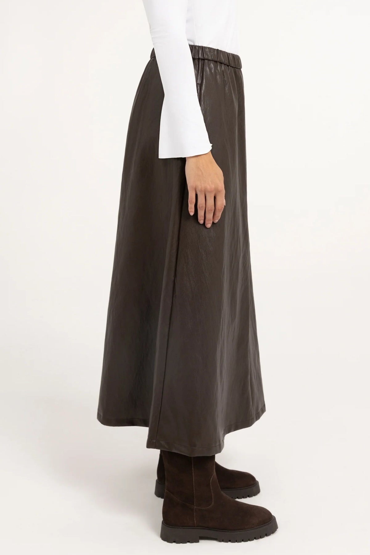 Celeste A-Line Midi Skirt