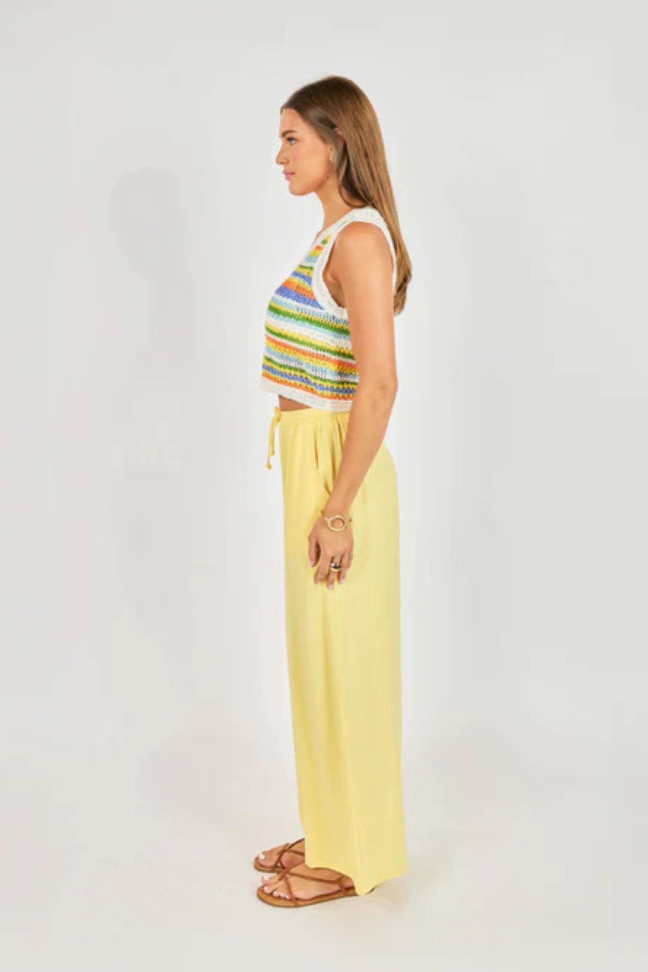 Sylvia Stripe Sweater Vest