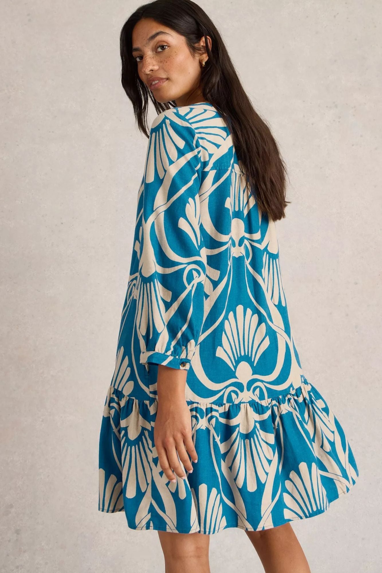 Otto Linen Blend Dress