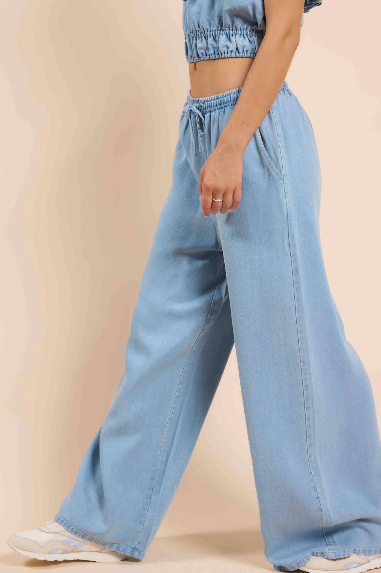 It's Pouring Elastic Drawstring Pants