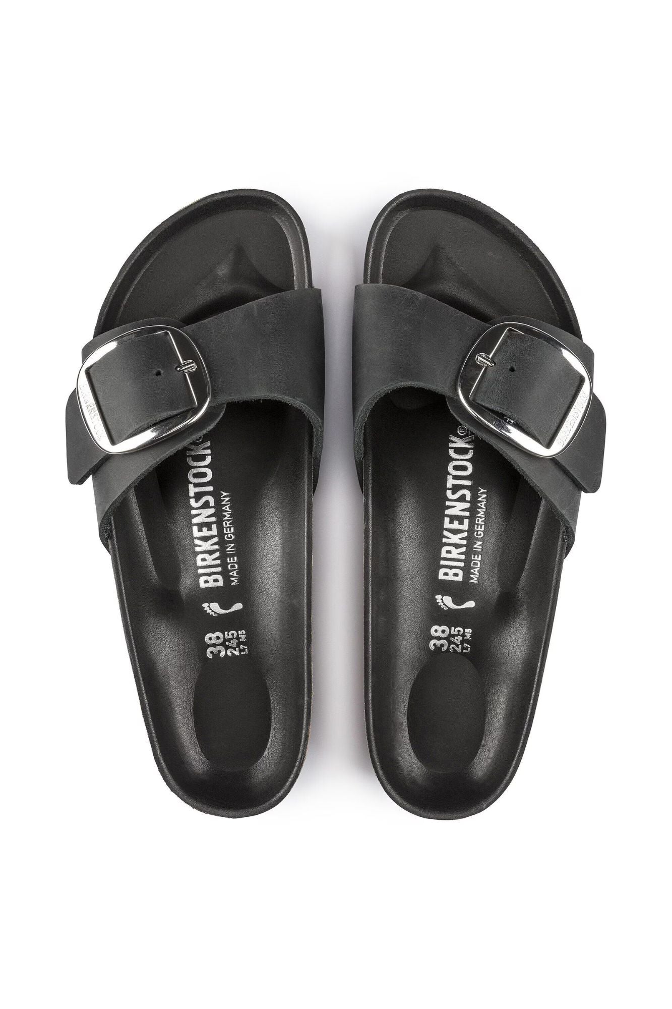 Madrid Big Buckle Oiled Leather I Narrow