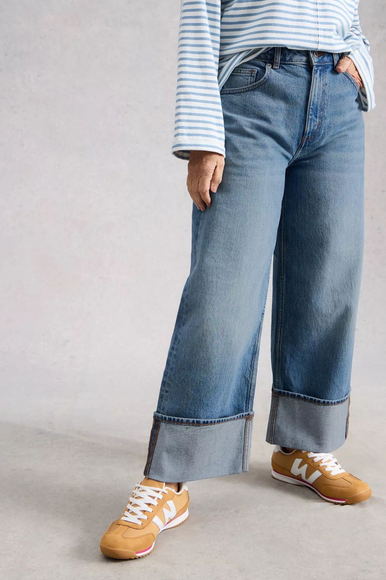 Bailey Straight Turn Up Jean