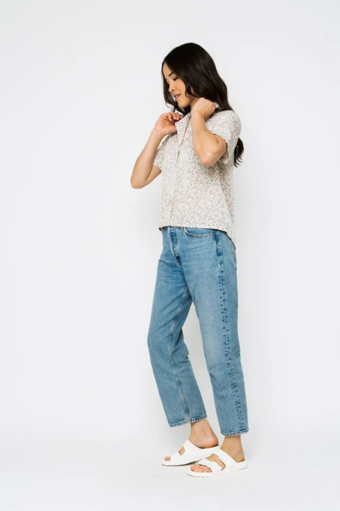 Nina Roll Cuff Shirt
