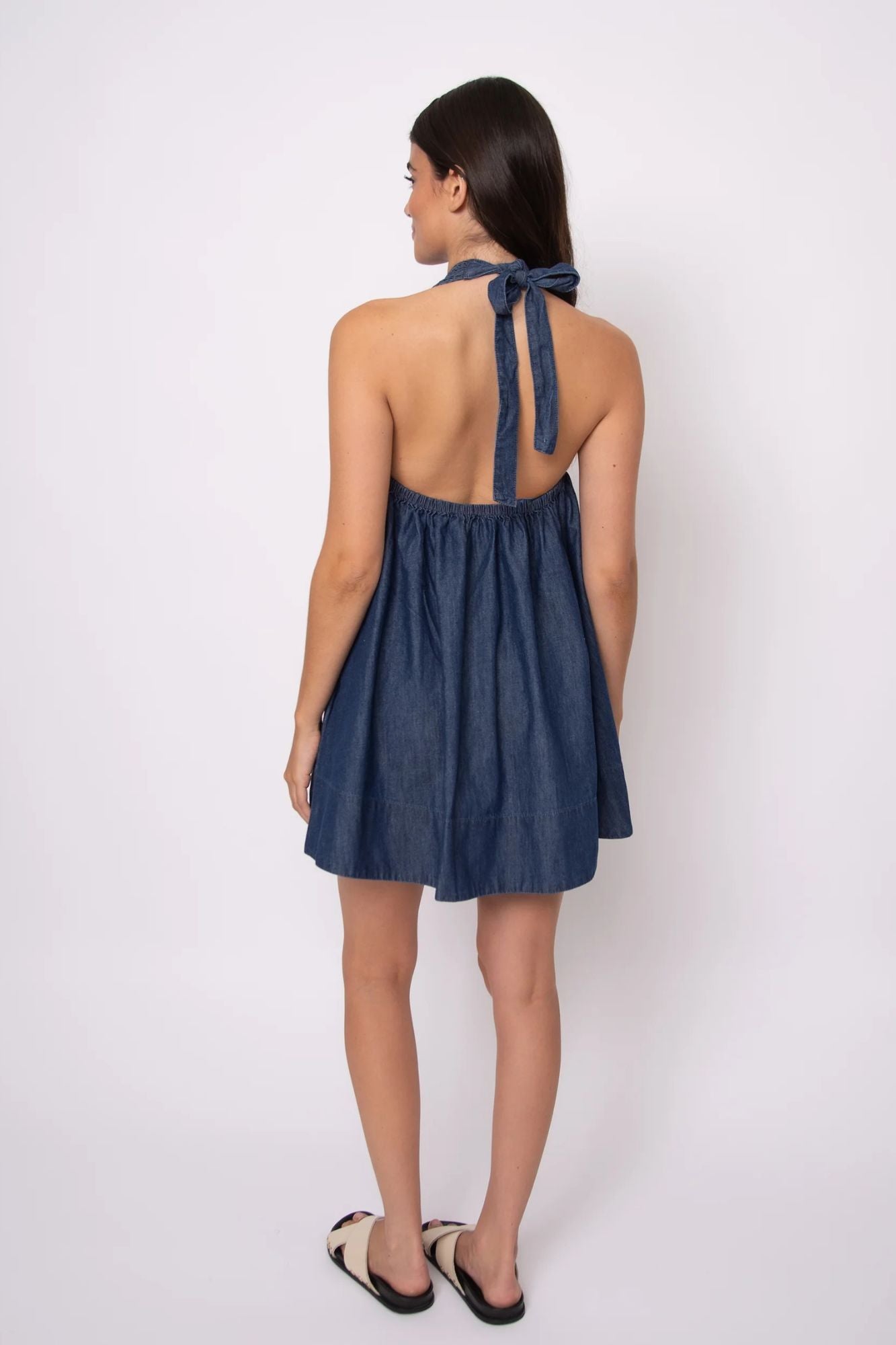 Karie Light Weight Denim Mini Dress