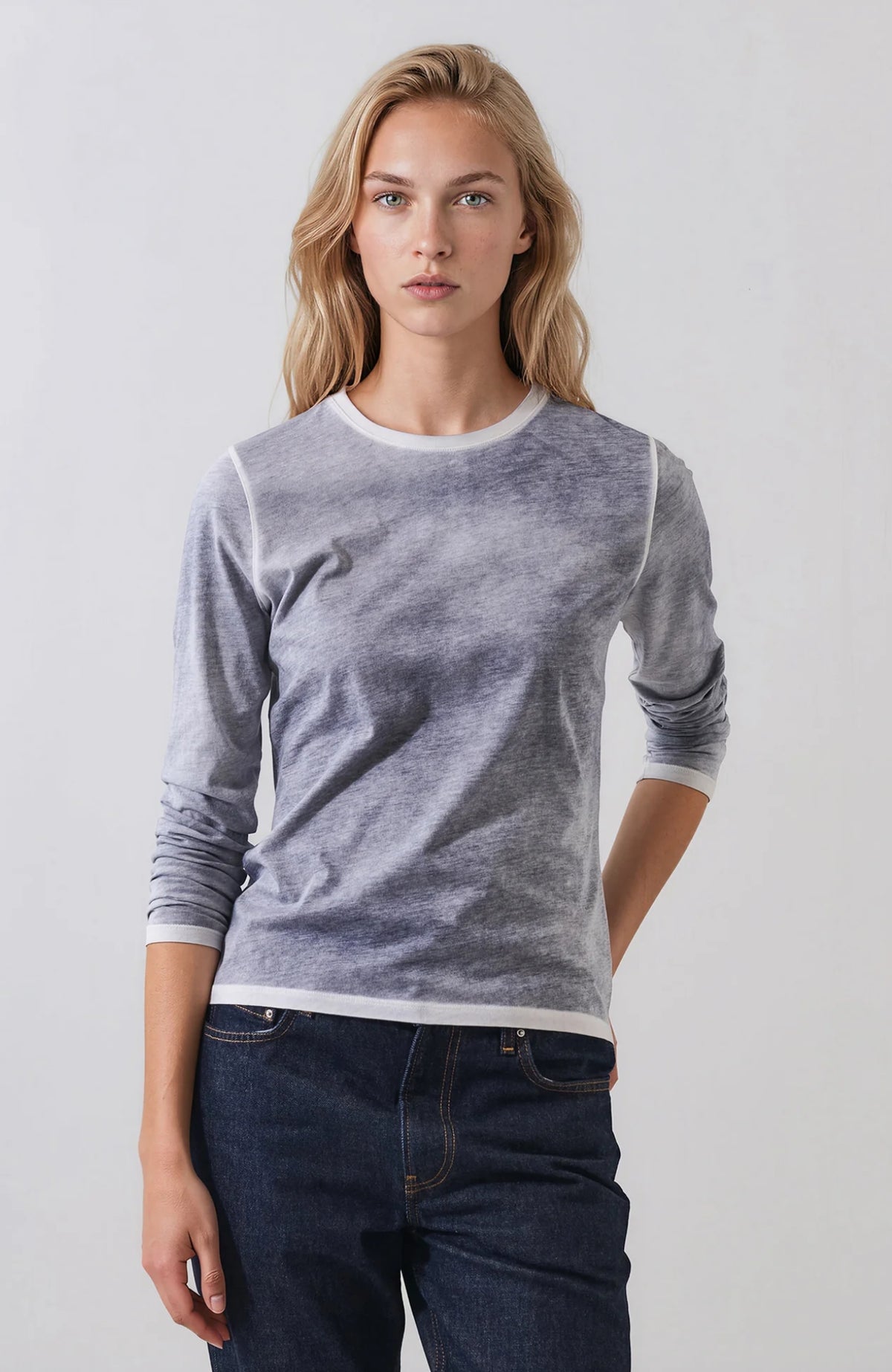 Reverse Spray Crew T-Shirt