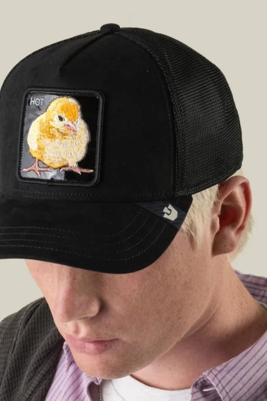 Black Out Chick Trucker Hat - O/S