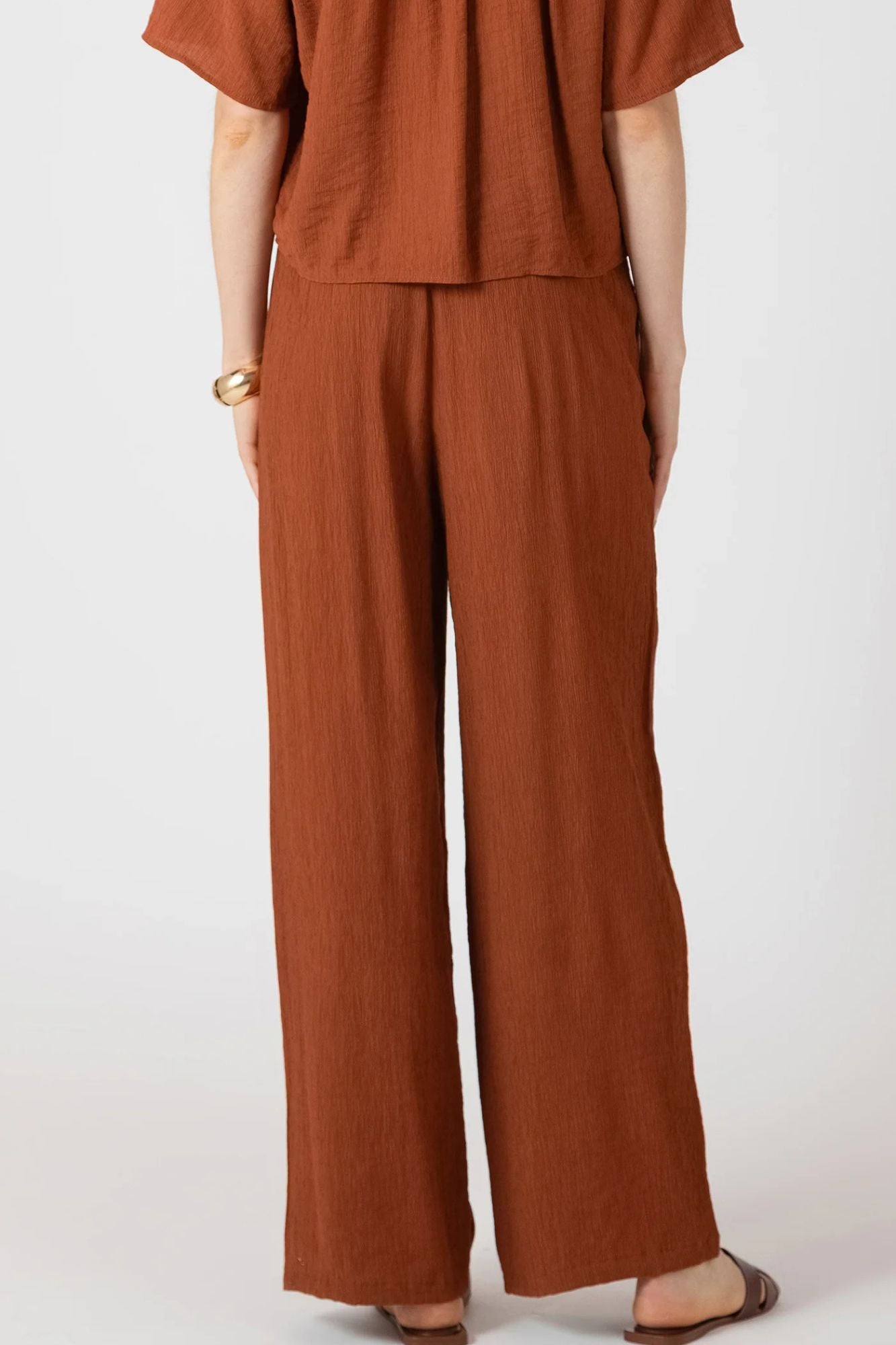 Drawstring Wide Pant