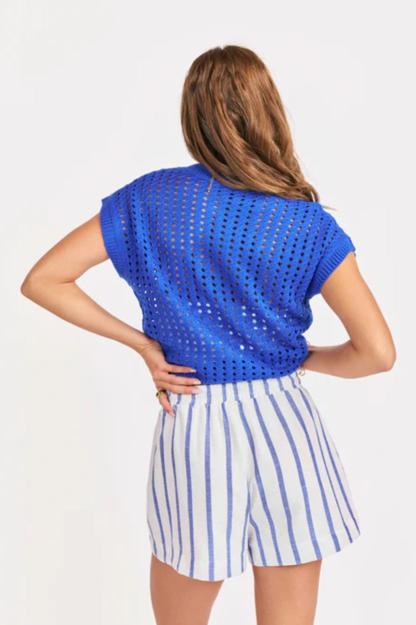 Elia Open Knit Pullover