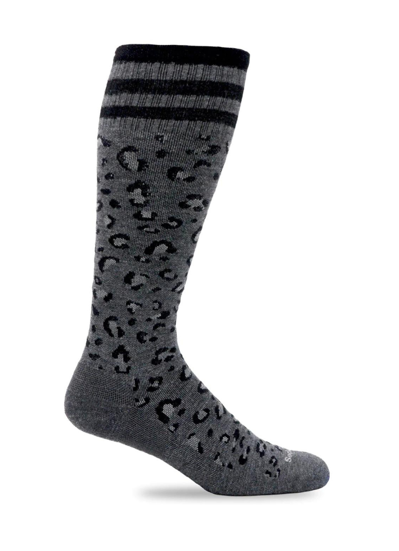 Chaussettes Léopard à compression modérée