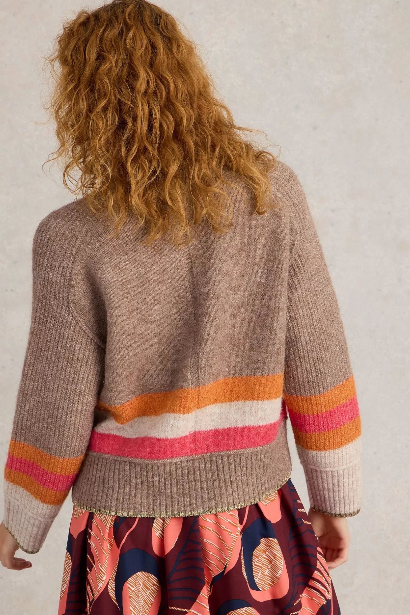 Judi Stripe Cardi