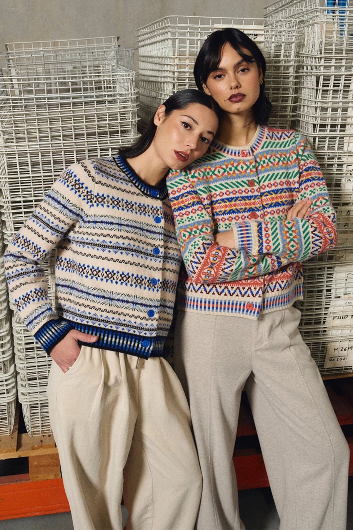 Tibetan Pattern Cardigan