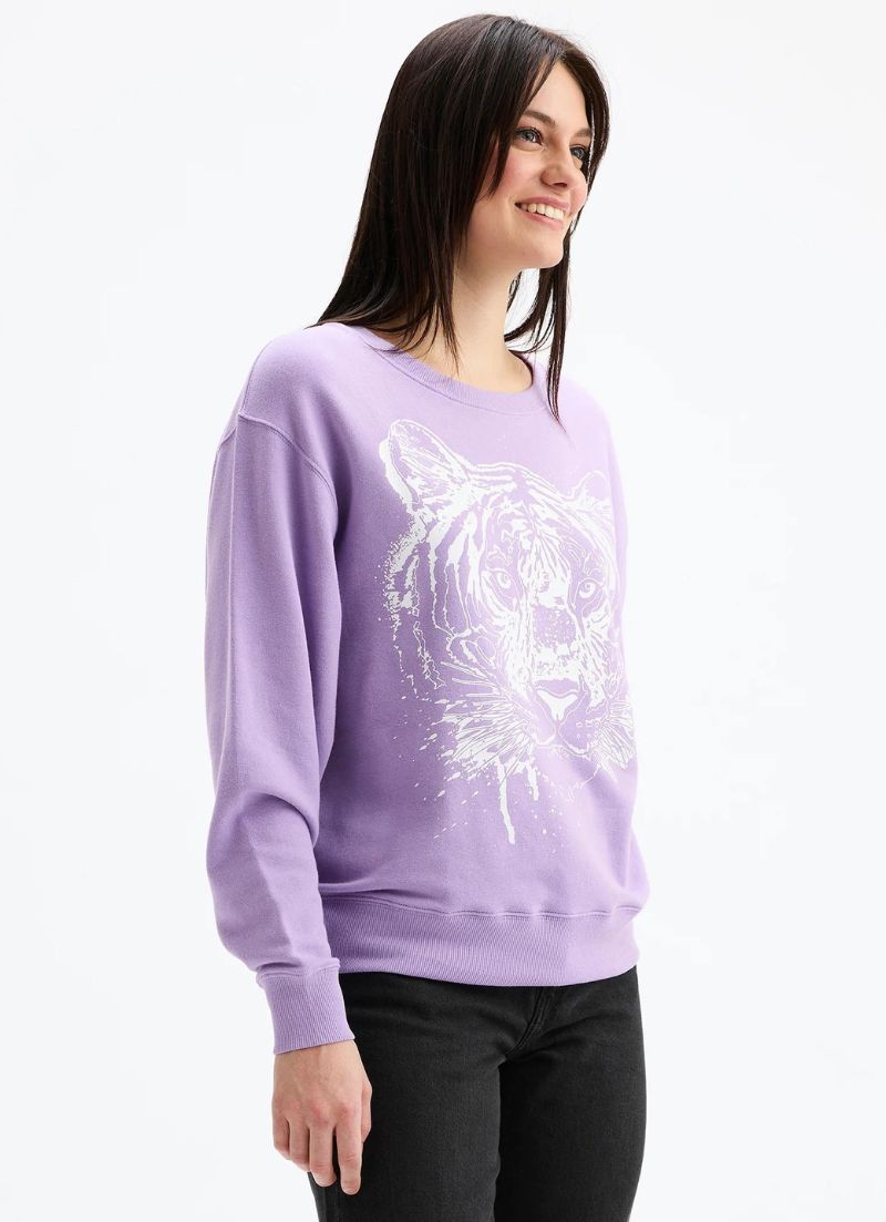 Sweat-shirt Tigre Foil