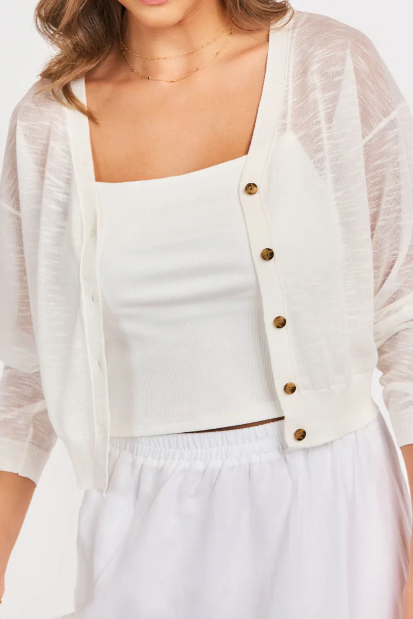 Evie Button Front Cardigan