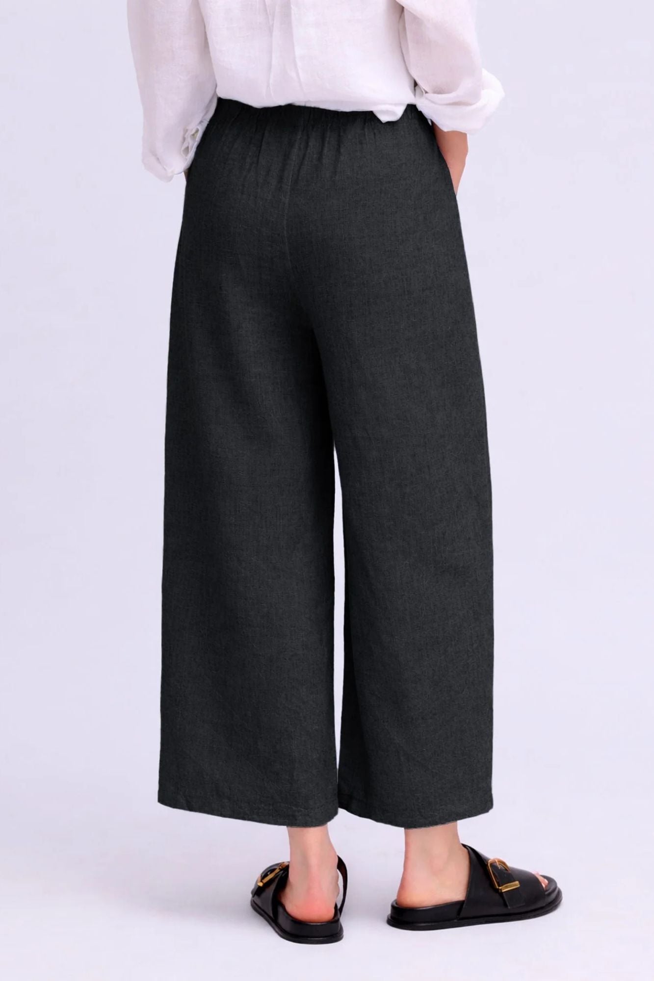 Linen Capri Pants