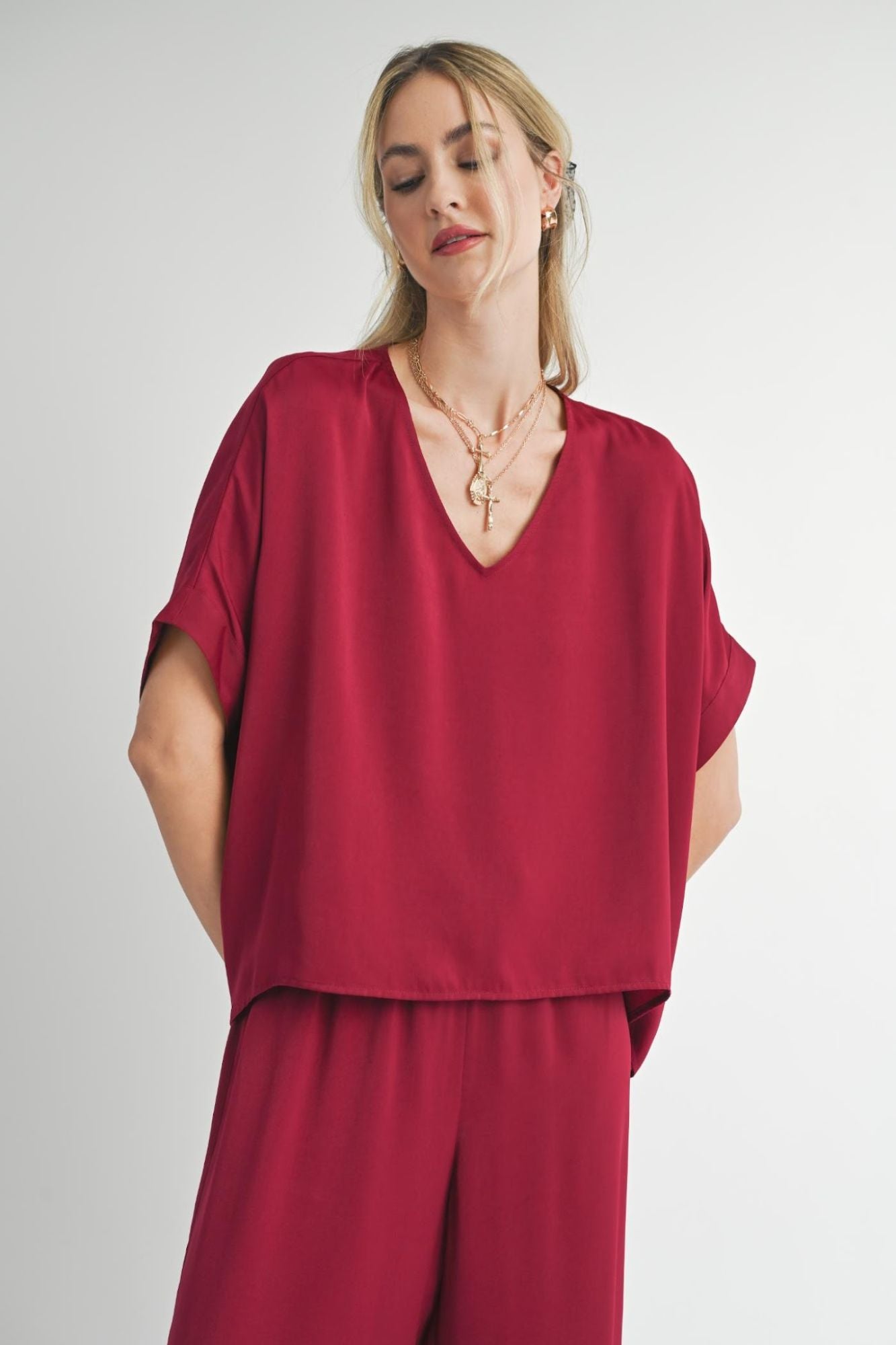 Sweet Treat V Neck Top