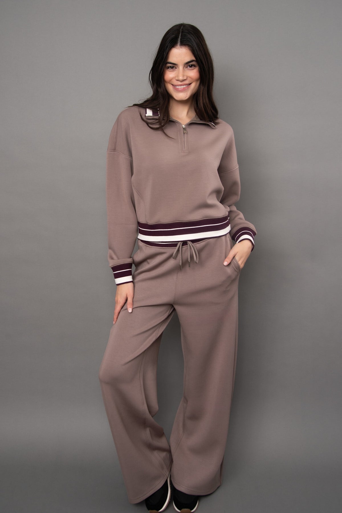 Mailyn Athletic Half Zip Pullover
