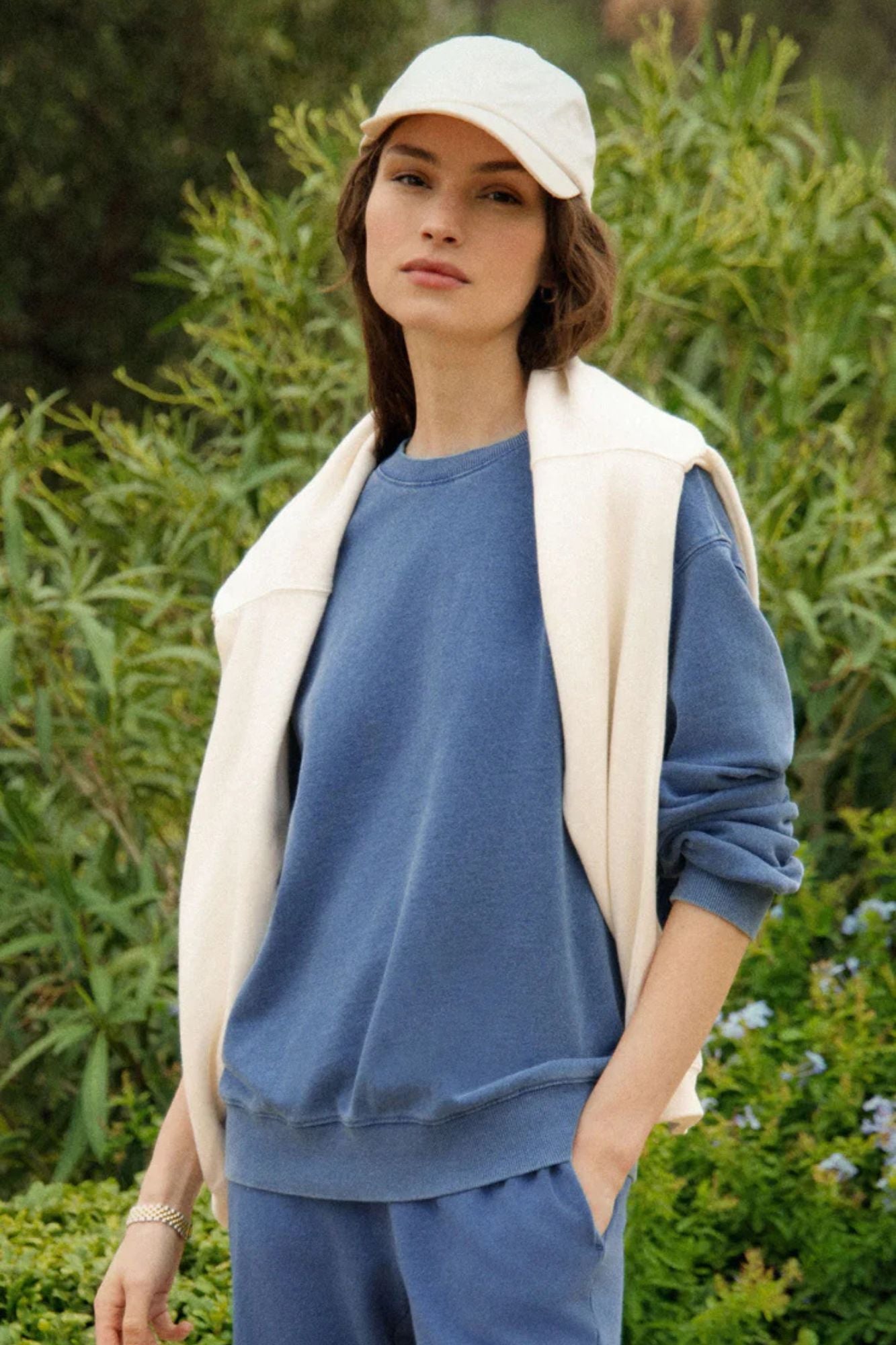 Boyfriend Denim Sweatshirt