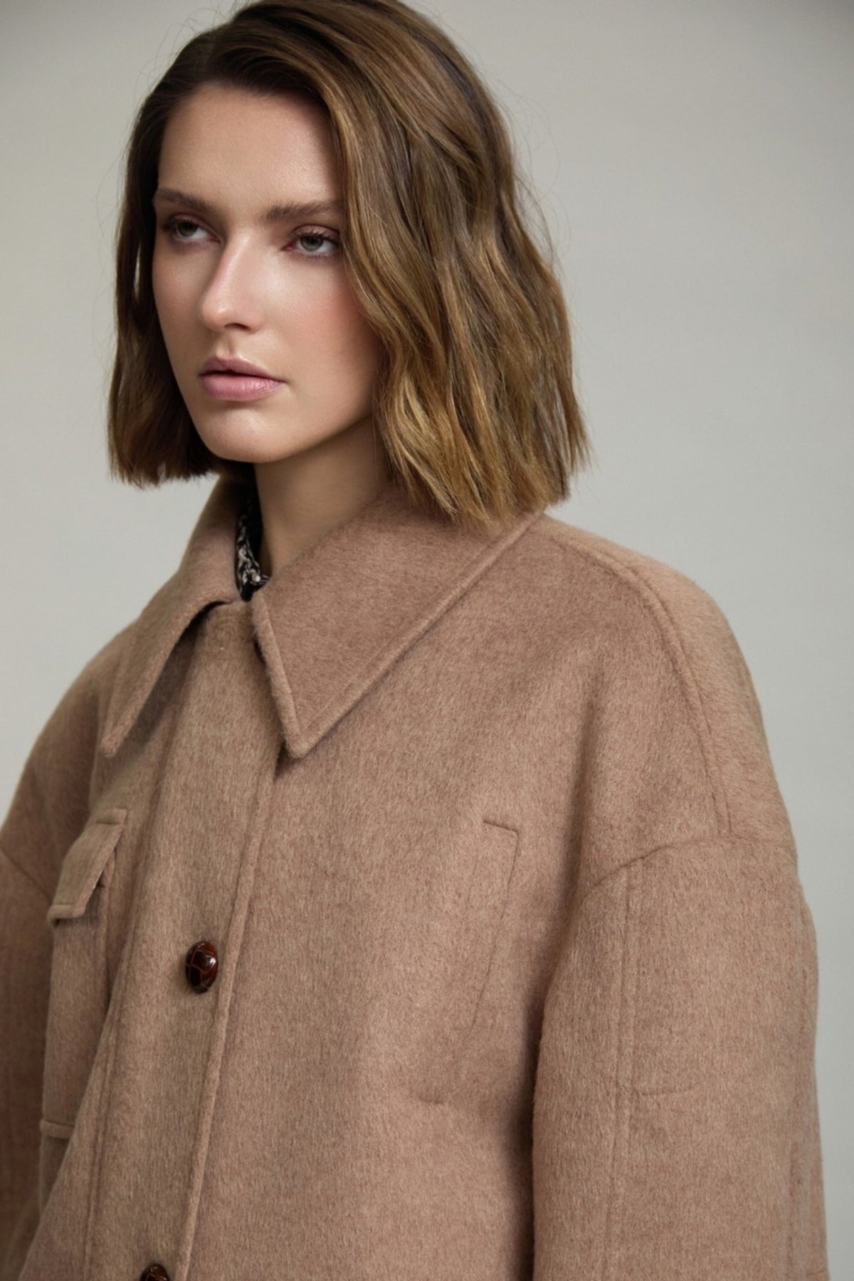 Wool Overshirt Jacket