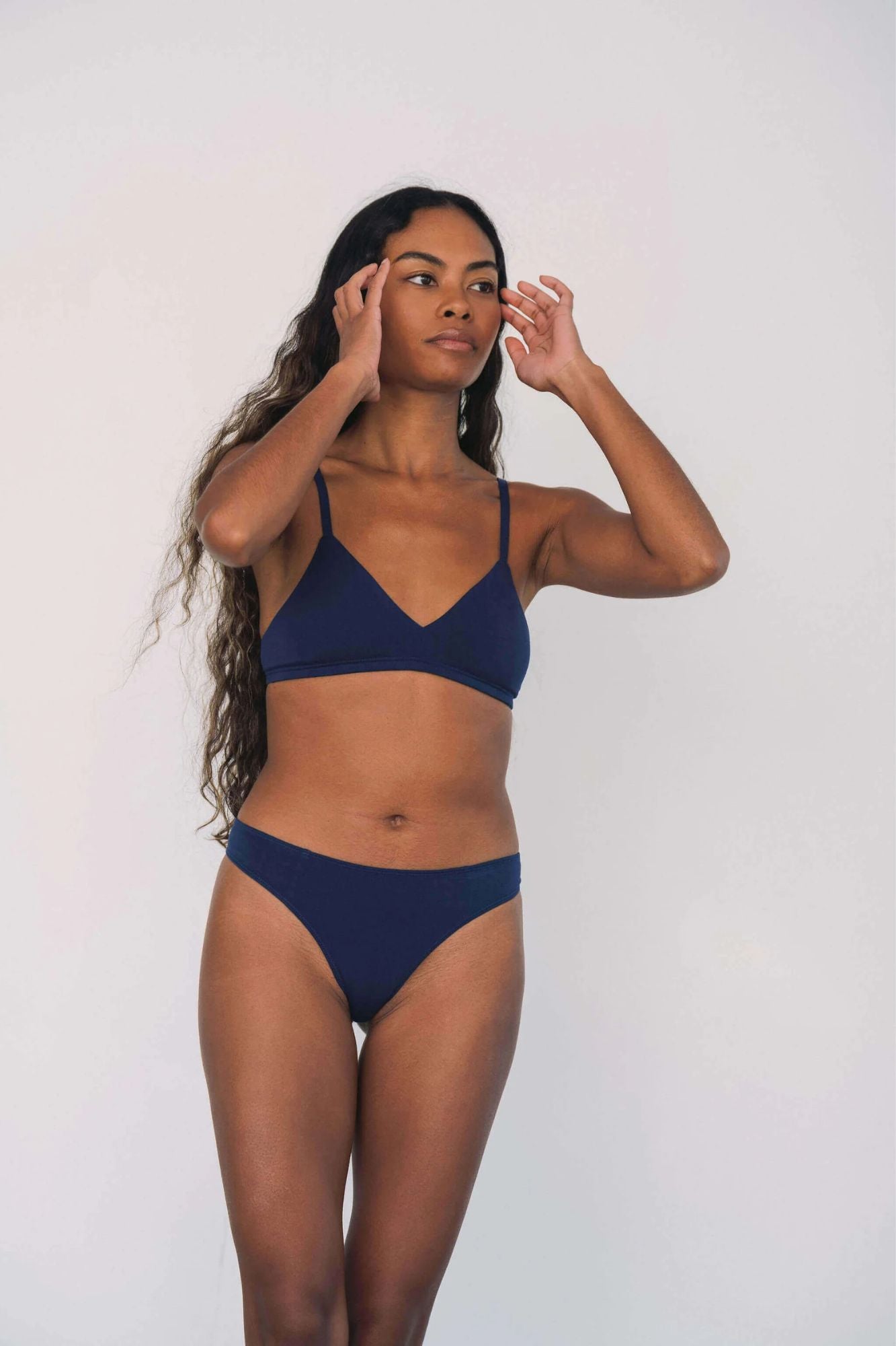 Mineral Low Profile Thong | Navy