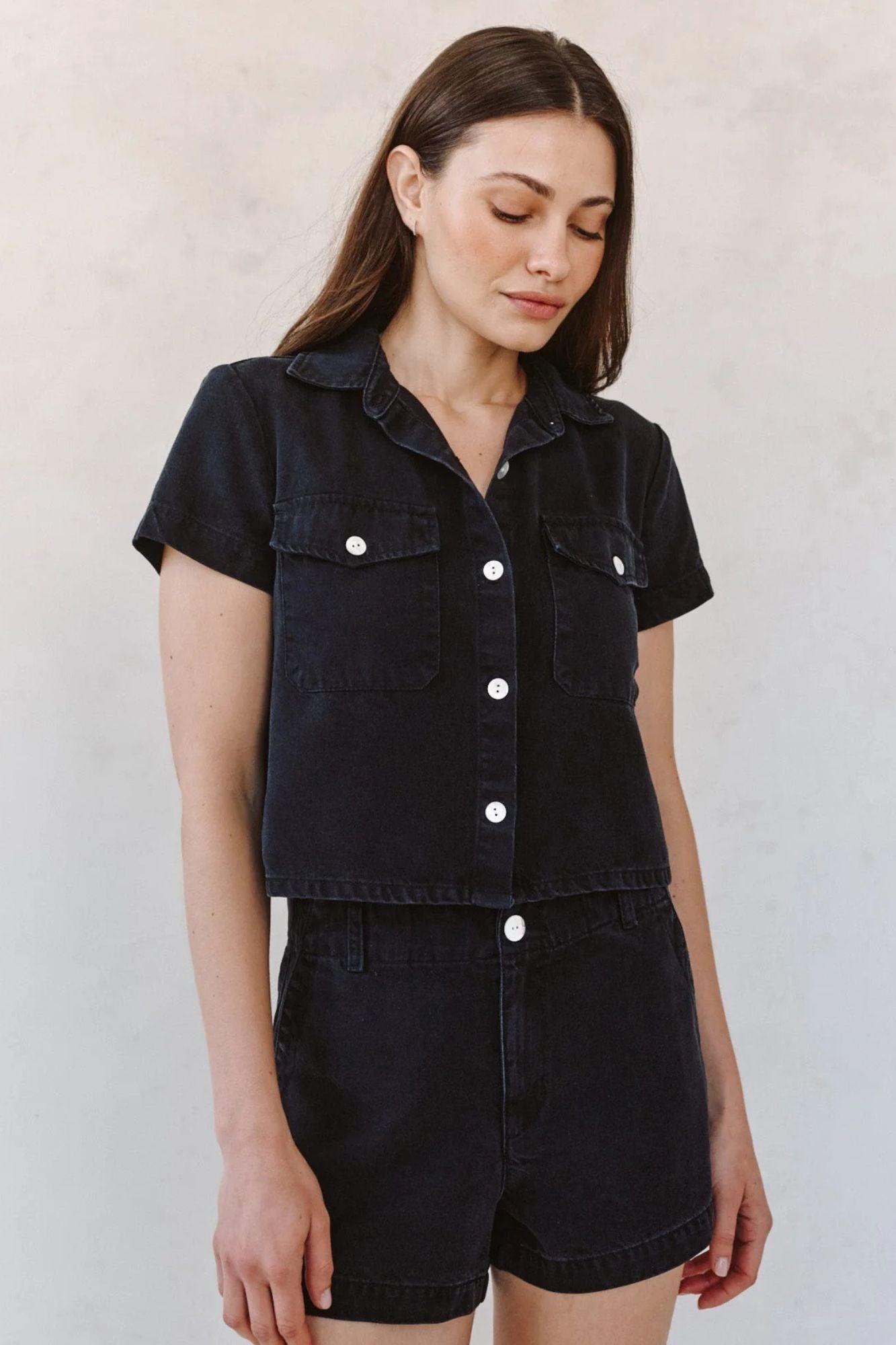 Short Sleeve Flap Pocket Shirt