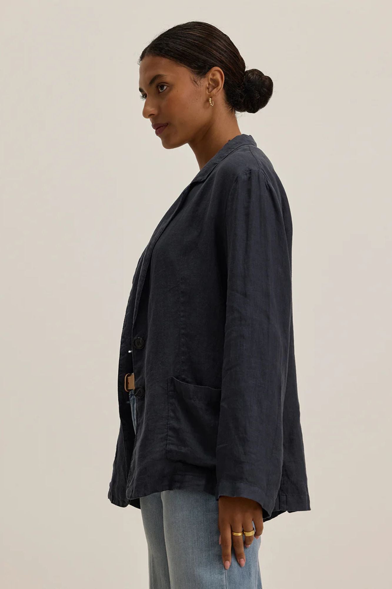 Iman Linen Blazer