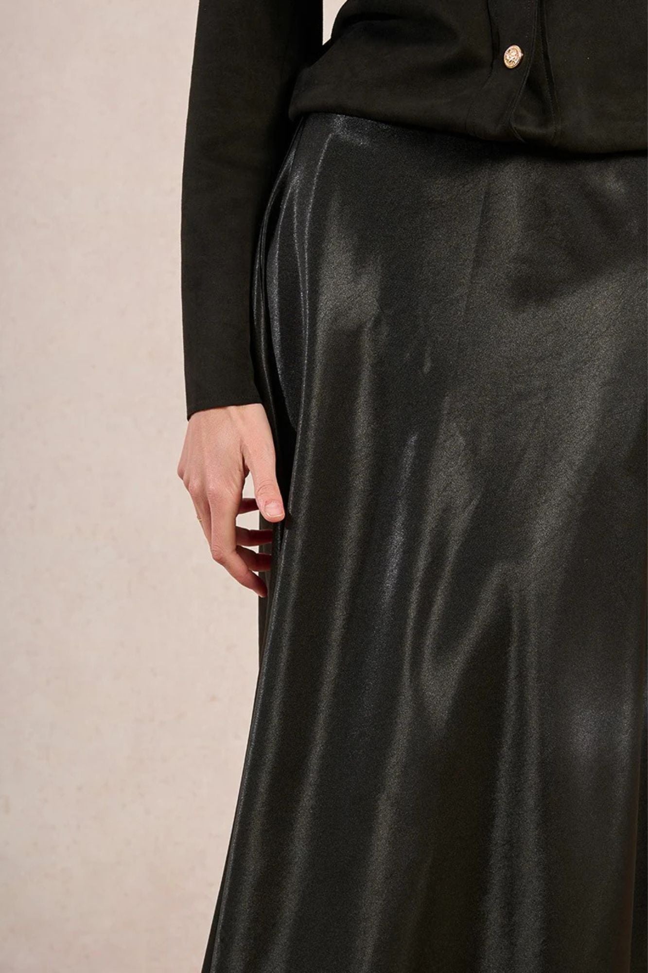 Ava Satin Skirt