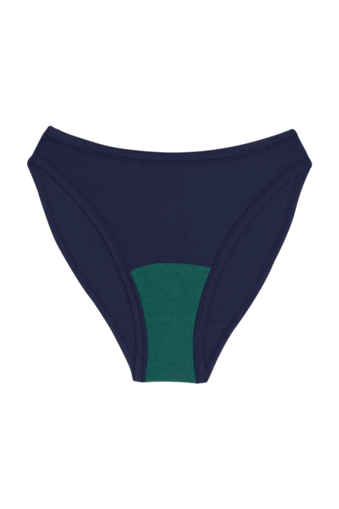 High Rise Bikini Mineral Undies | Navy
