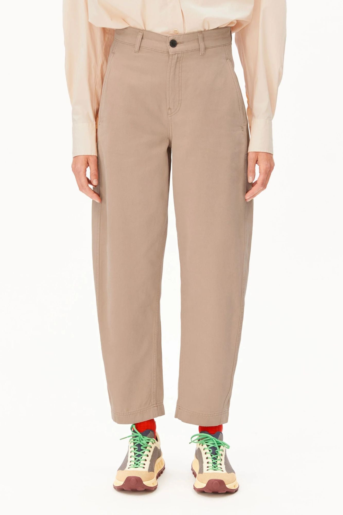 Workwear Canvas Barrel Pant