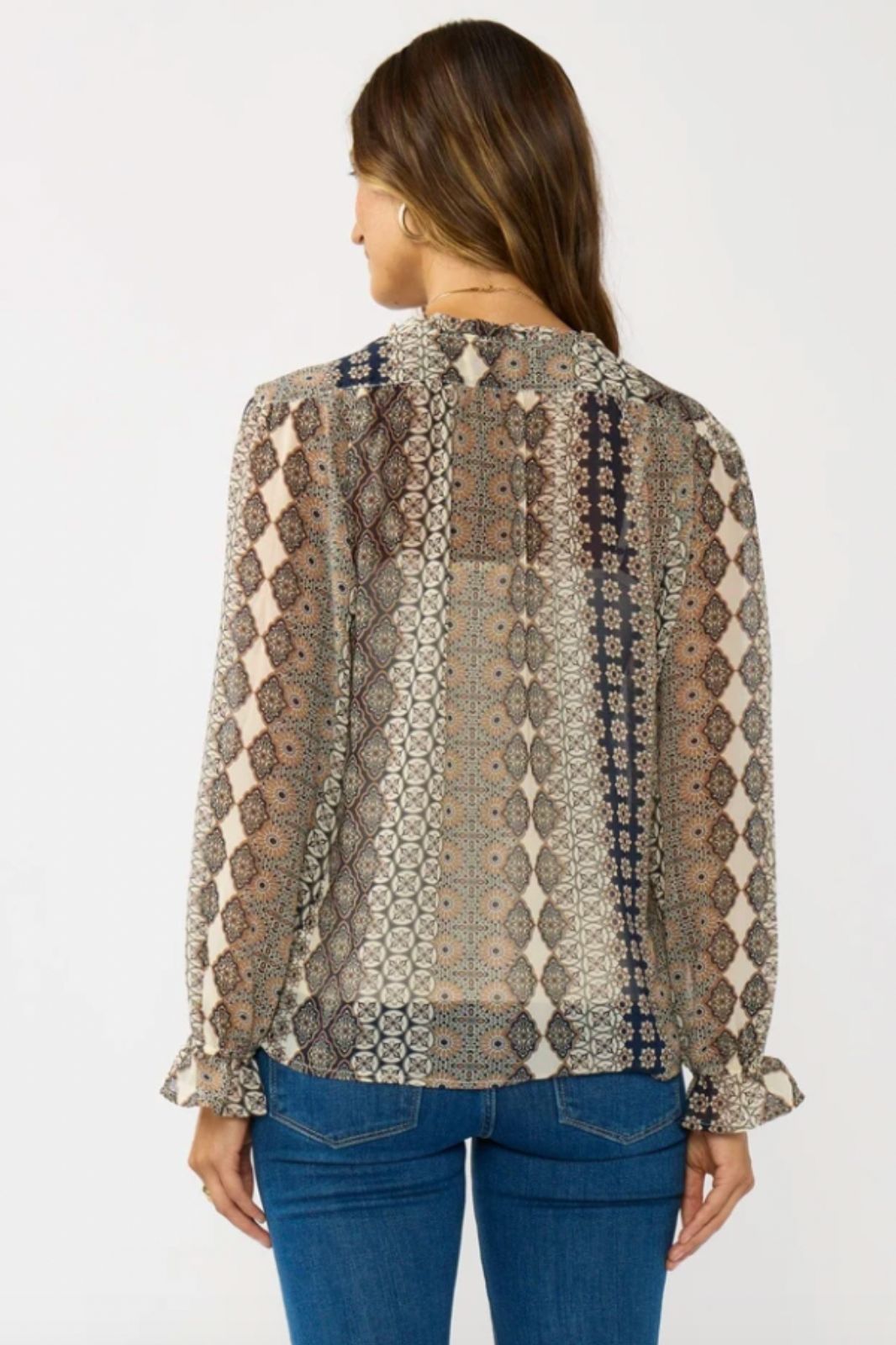 Split Neck Blouse