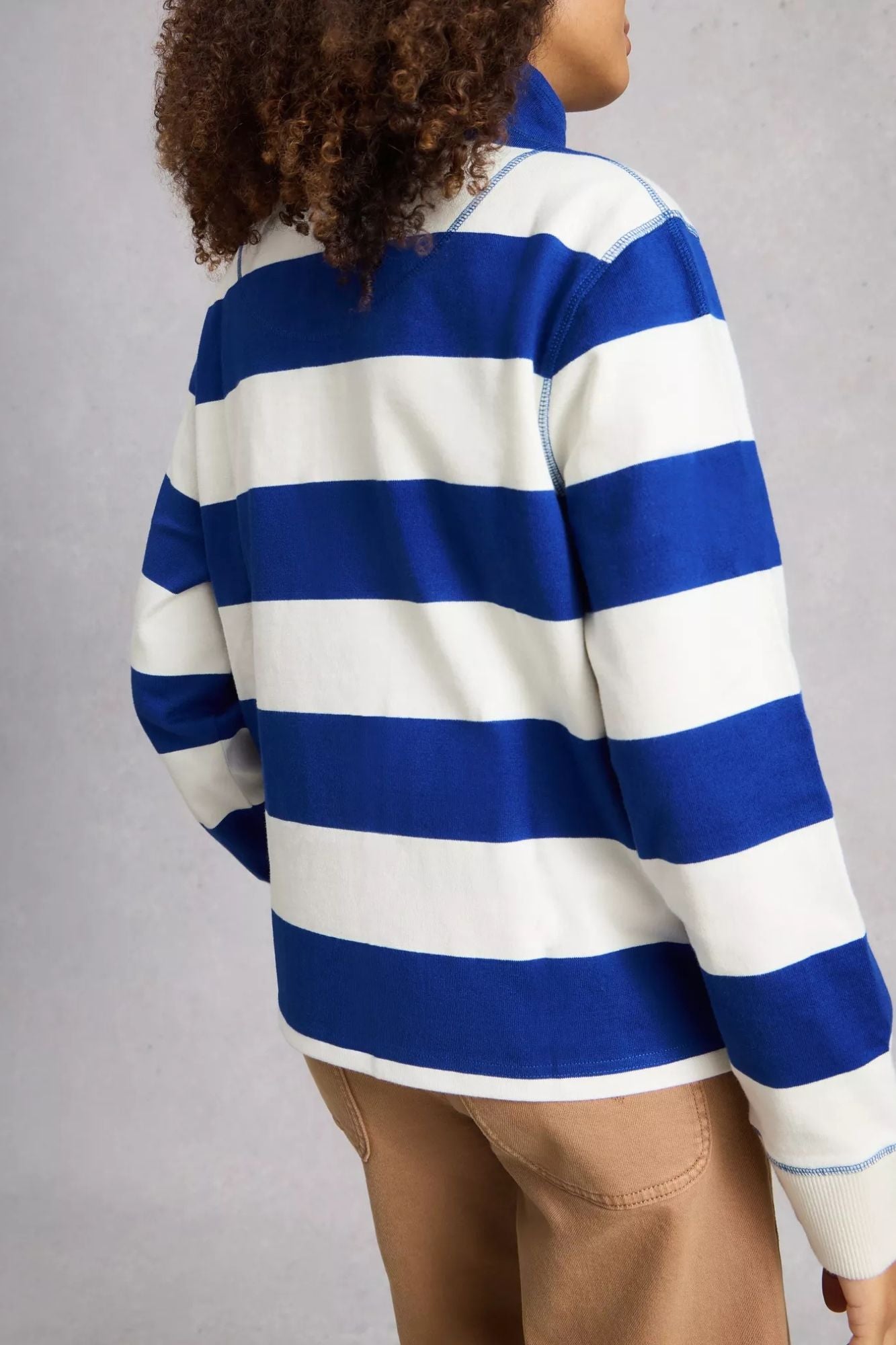 Bobby Button Stripe Sweatshirt
